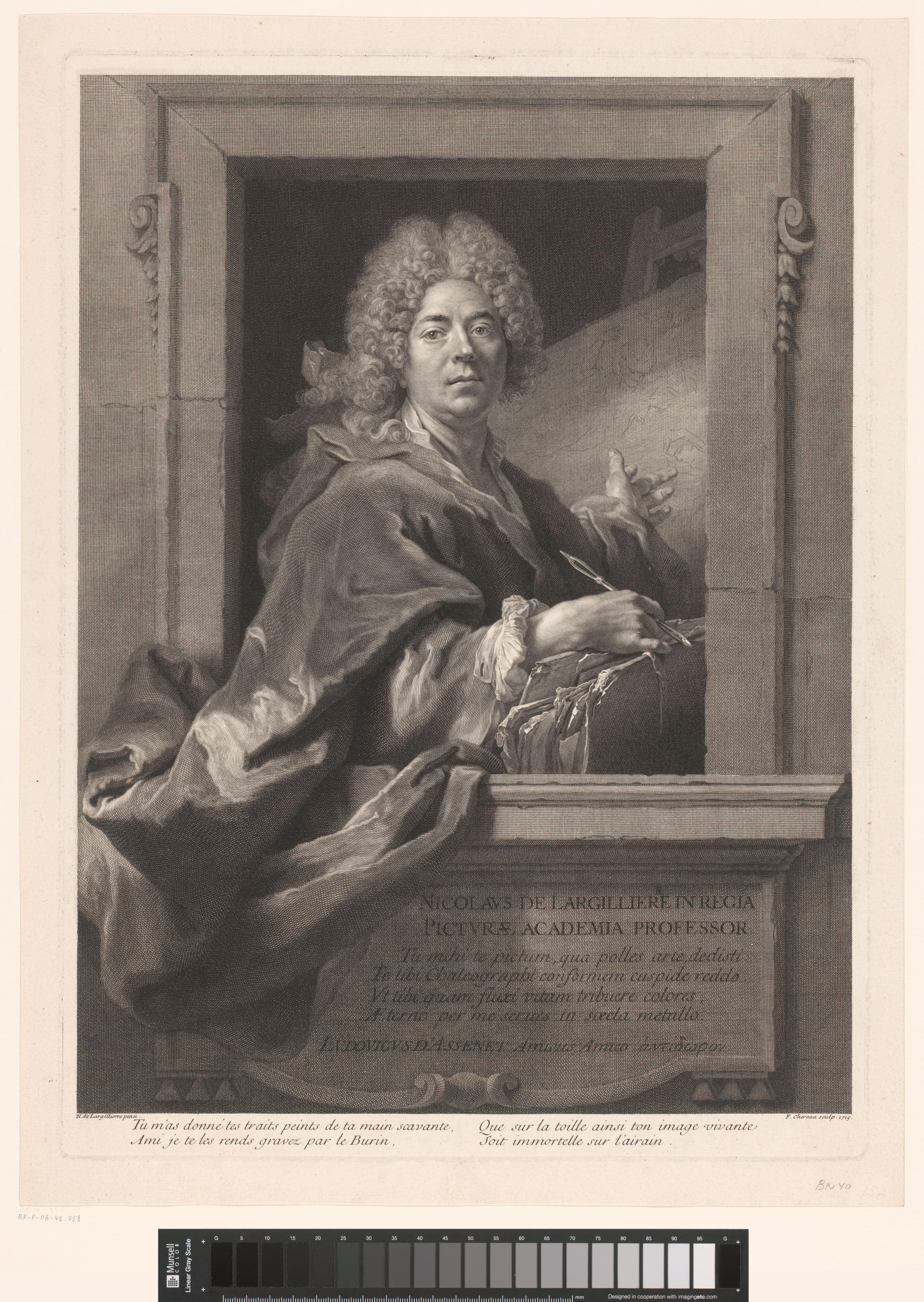 Portret van Nicolas de Largillière