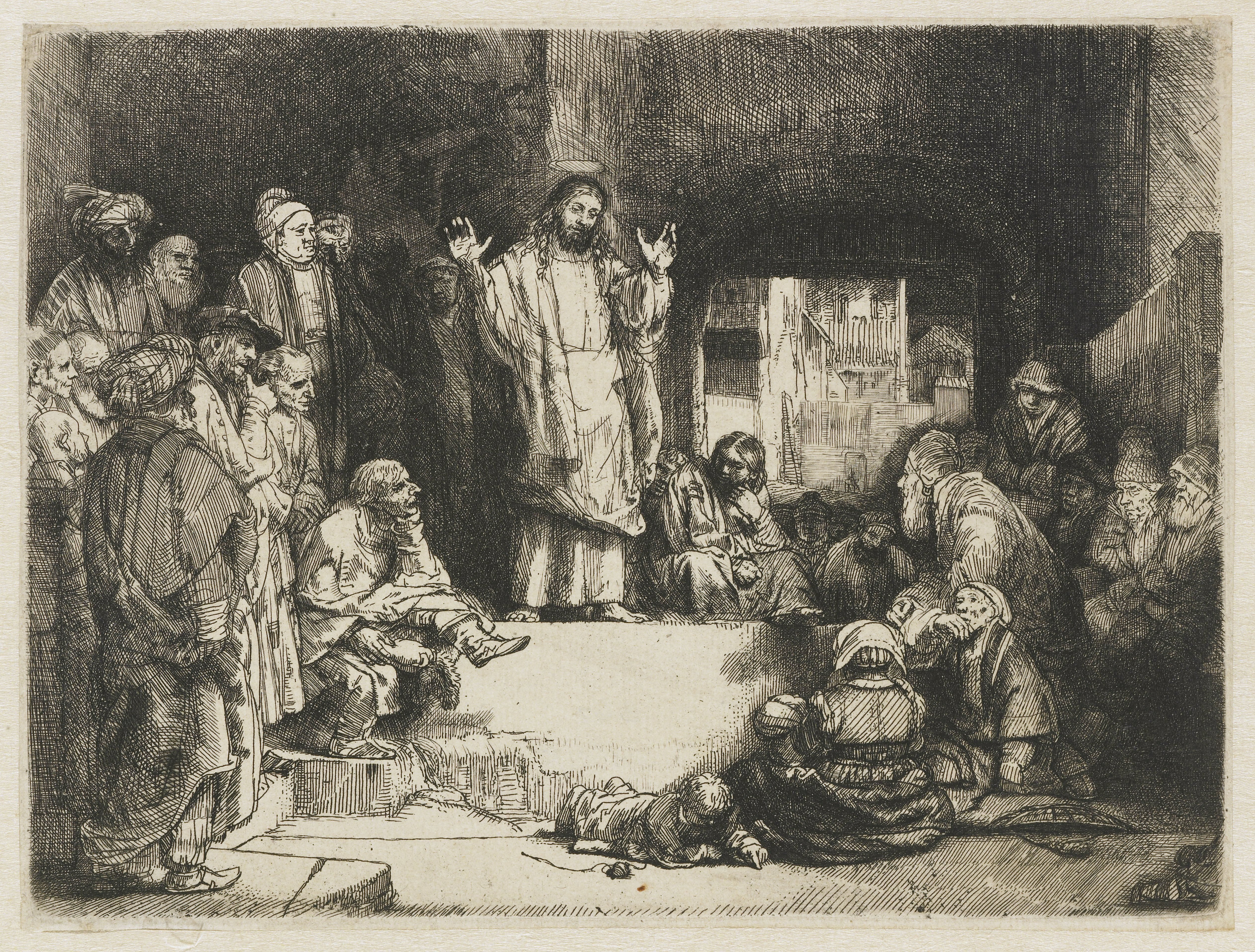 Christ preaching ('La Petite Tombe')