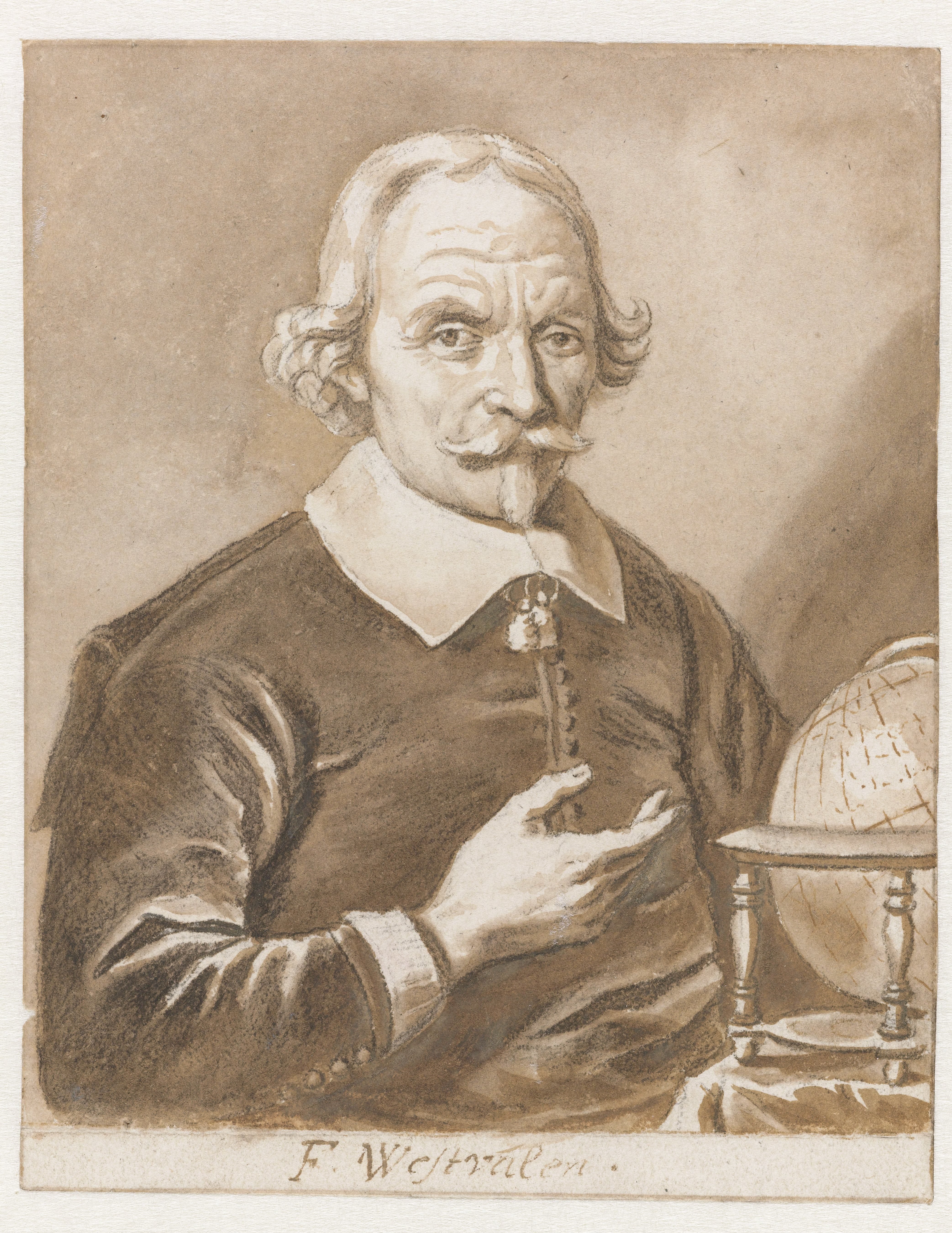 Portret van Frederik Adriaensz. Westphalen
