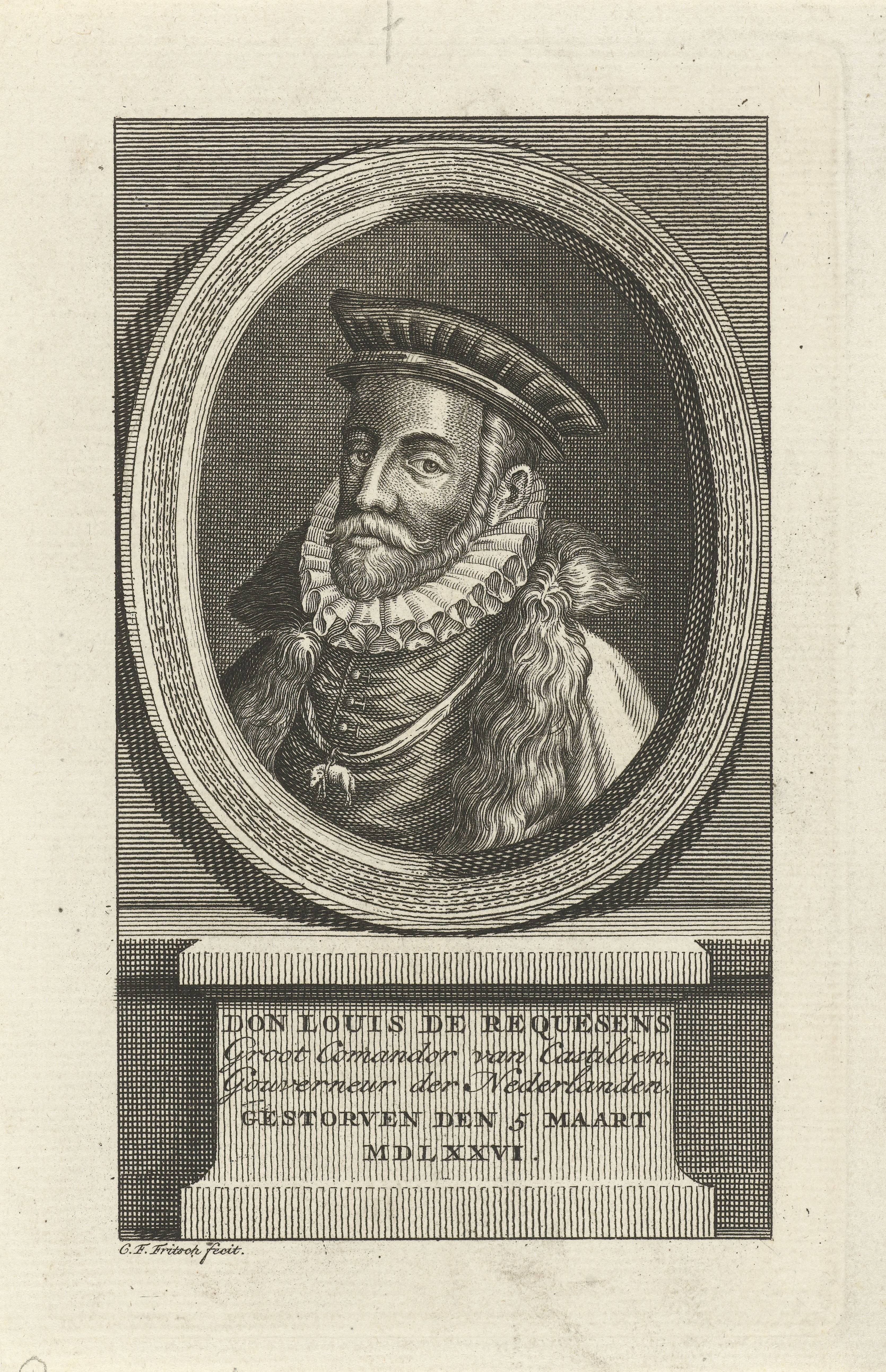 Portret van Don Luis de Requesens y Zunega