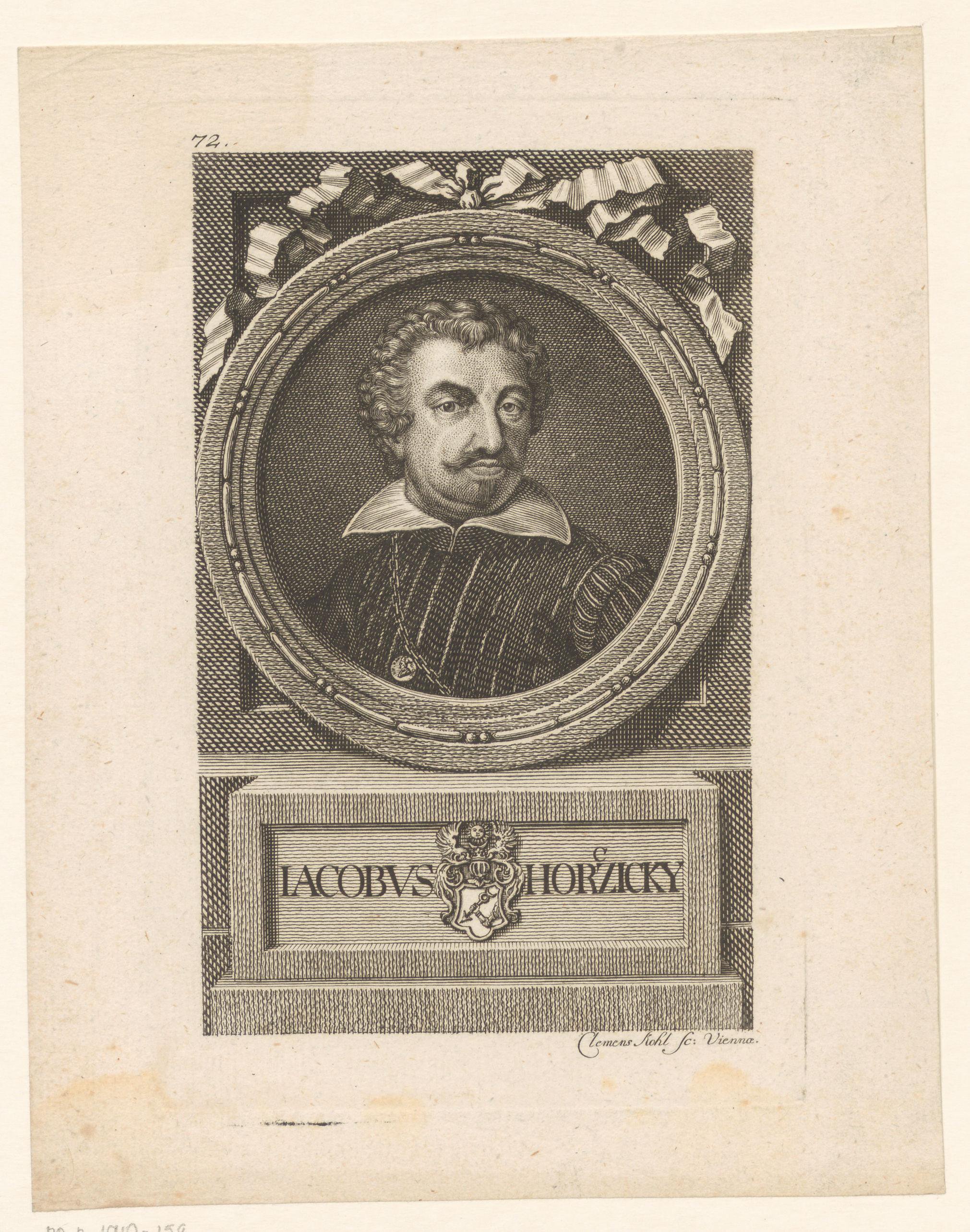 Portret van Jacobus Horczicky