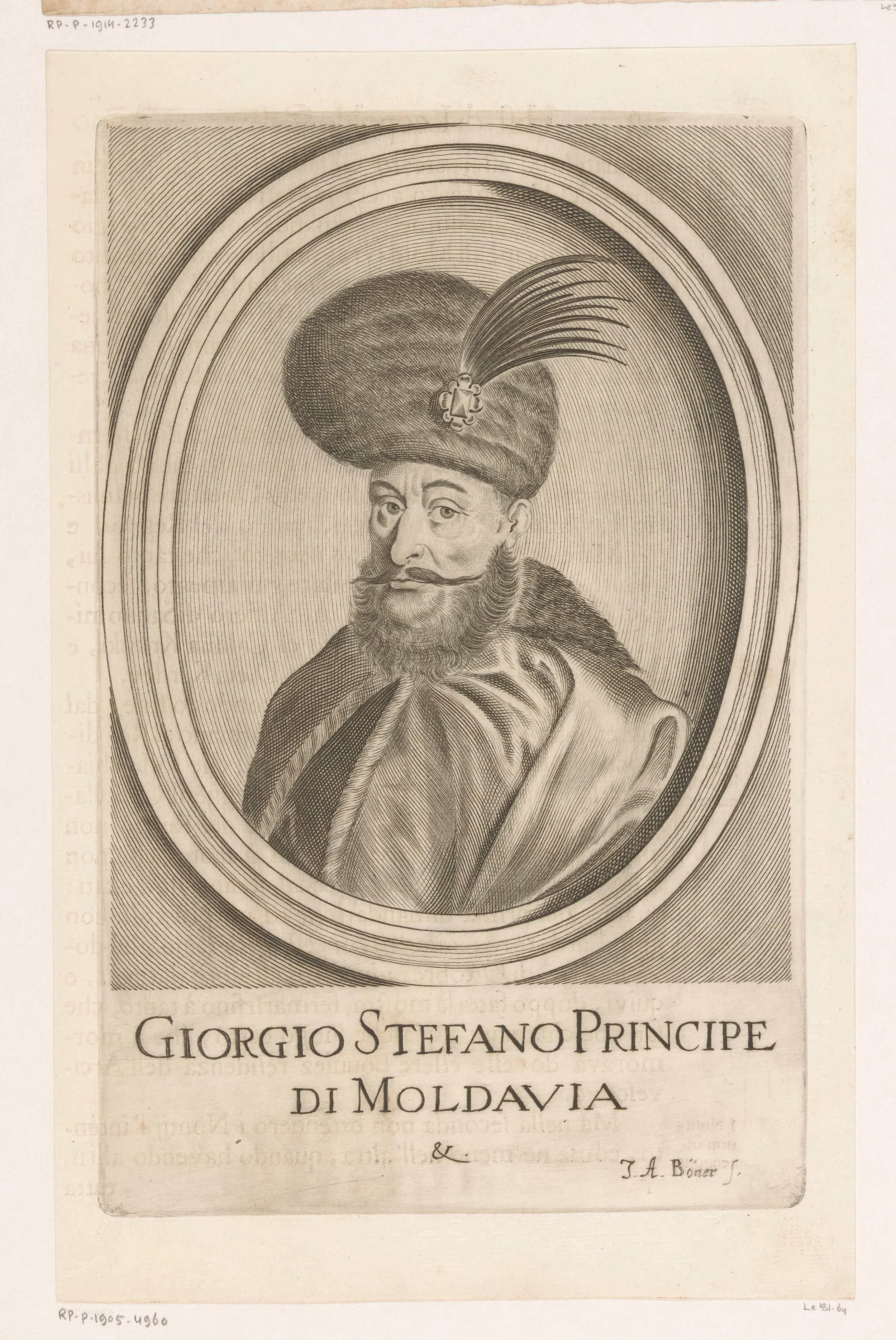 Portret van Gheorghe Duca, prins van Moldavië en Walachije