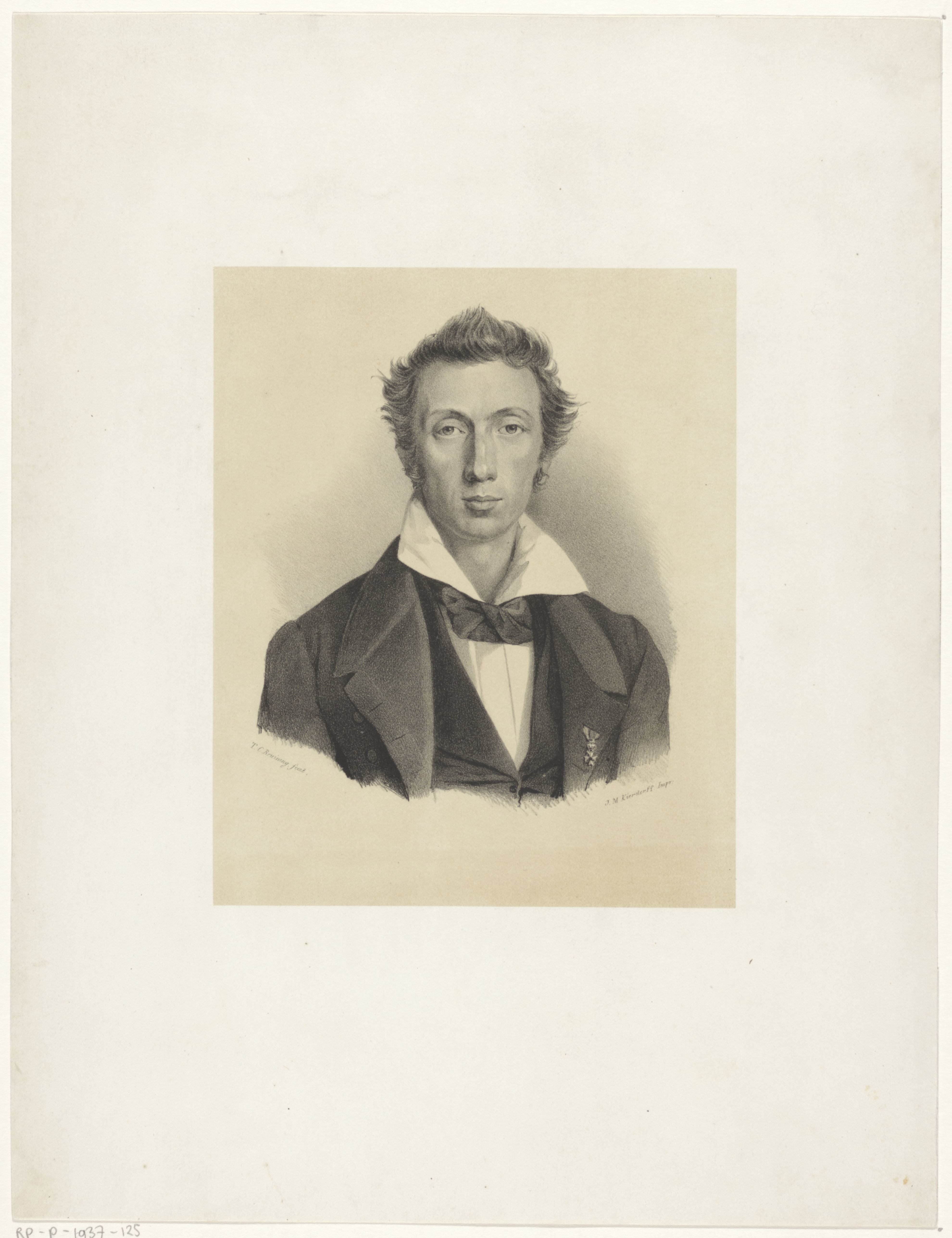 Portret van een onbekende man