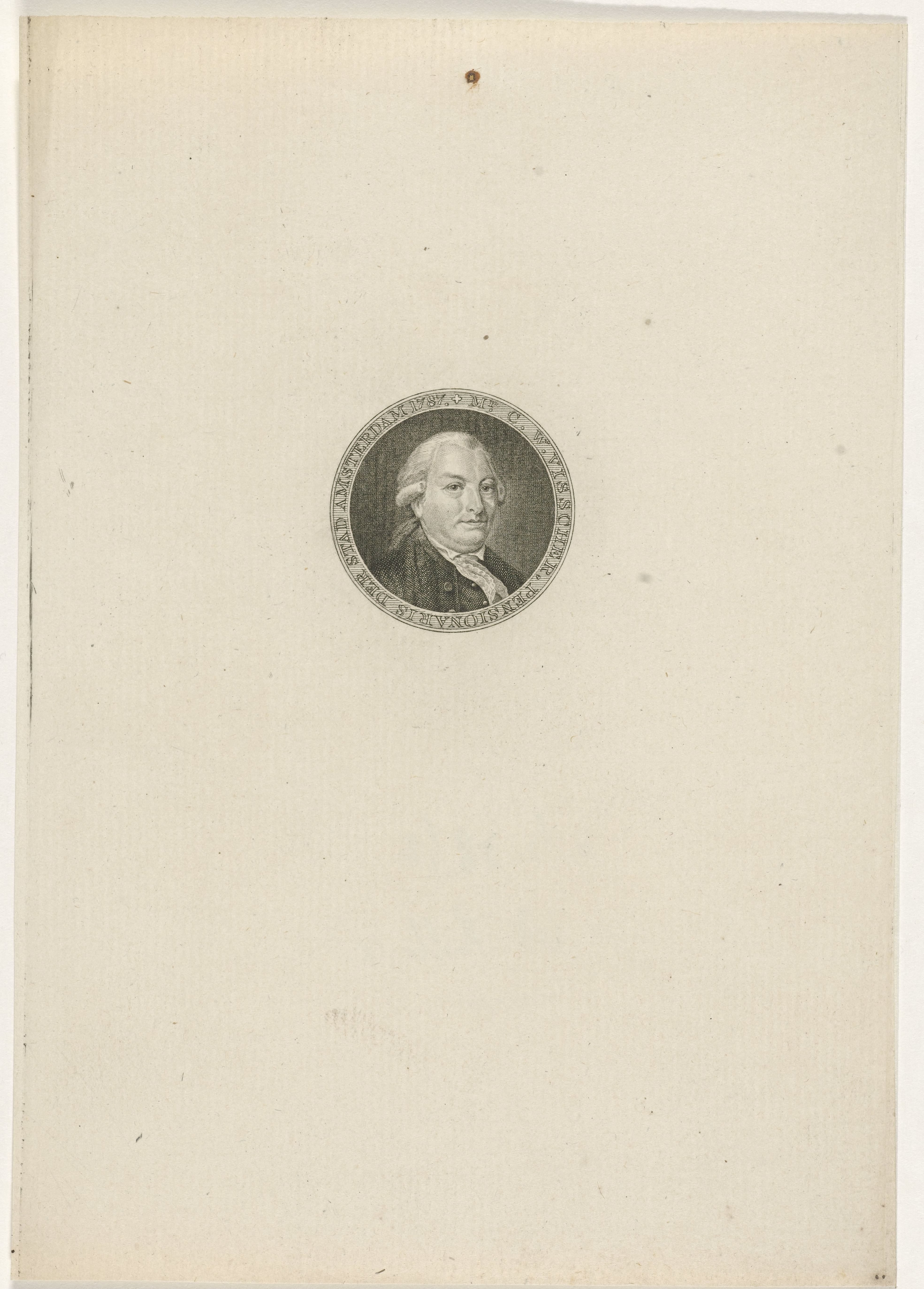 Portret van Carel Wouter Visscher