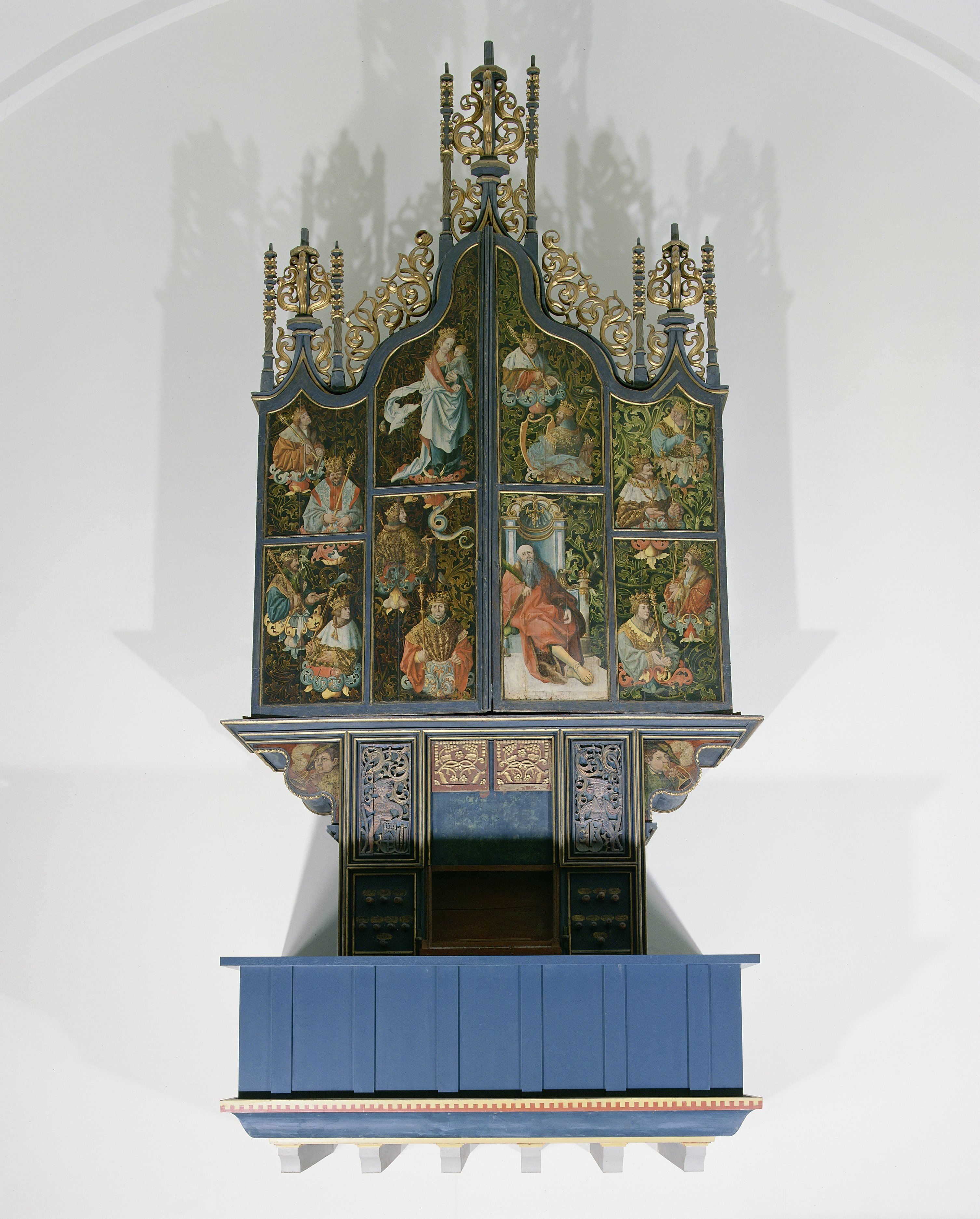 Organ from the Dutch Reformed Church at Scheemda with depiction of Jesse Tree
