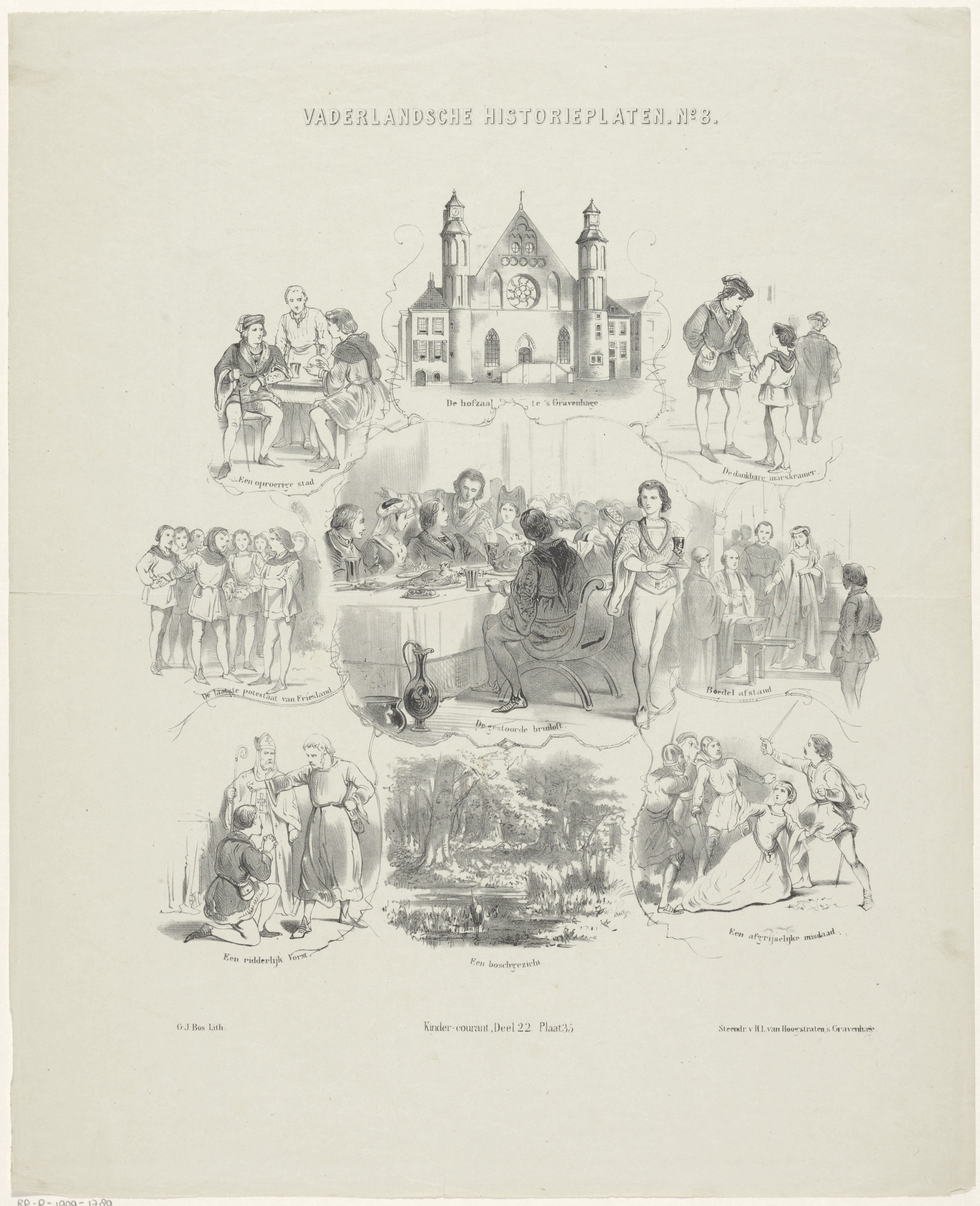 Scènes uit de geschiedenis van Friesland