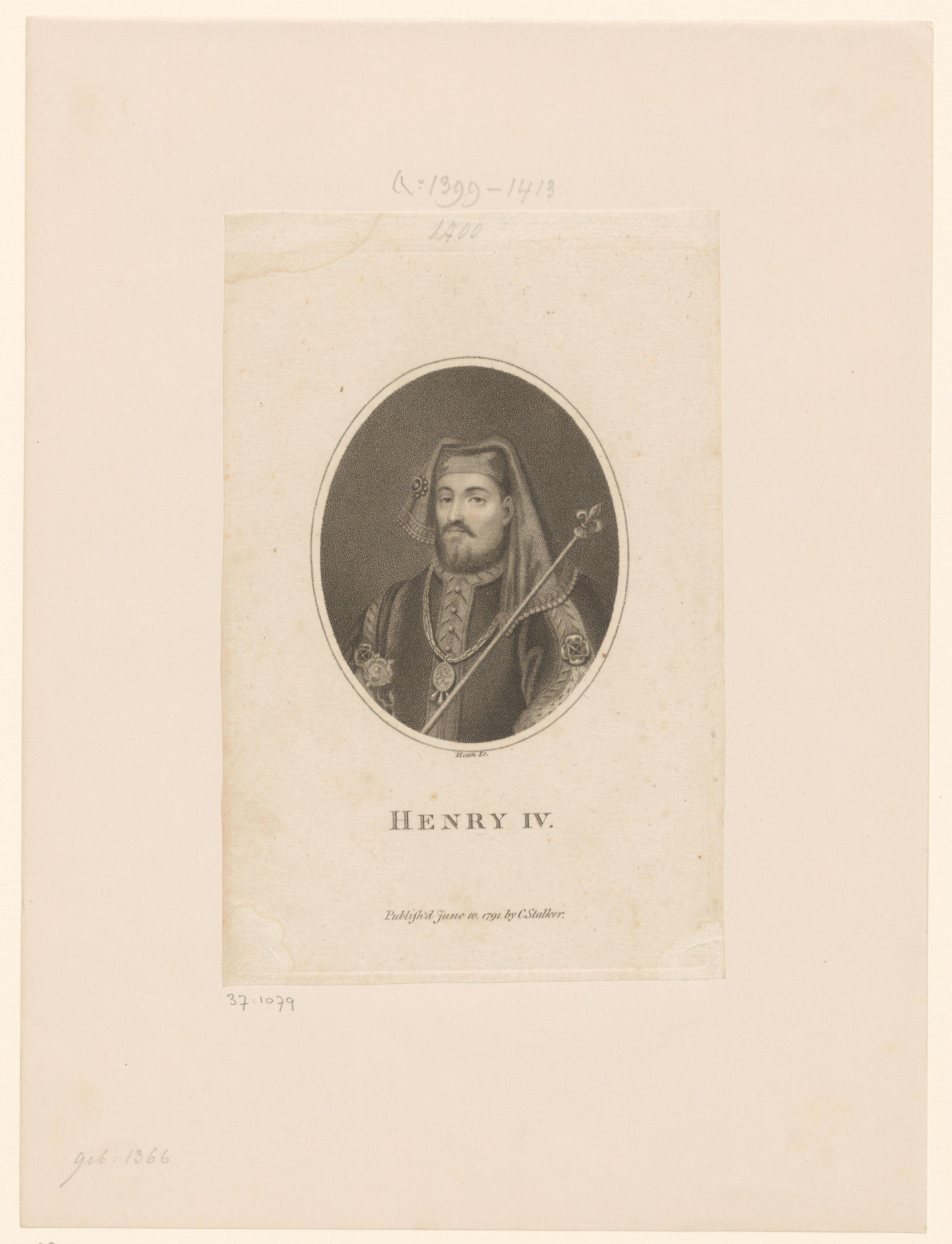 Portret van Hendrik IV van Engeland