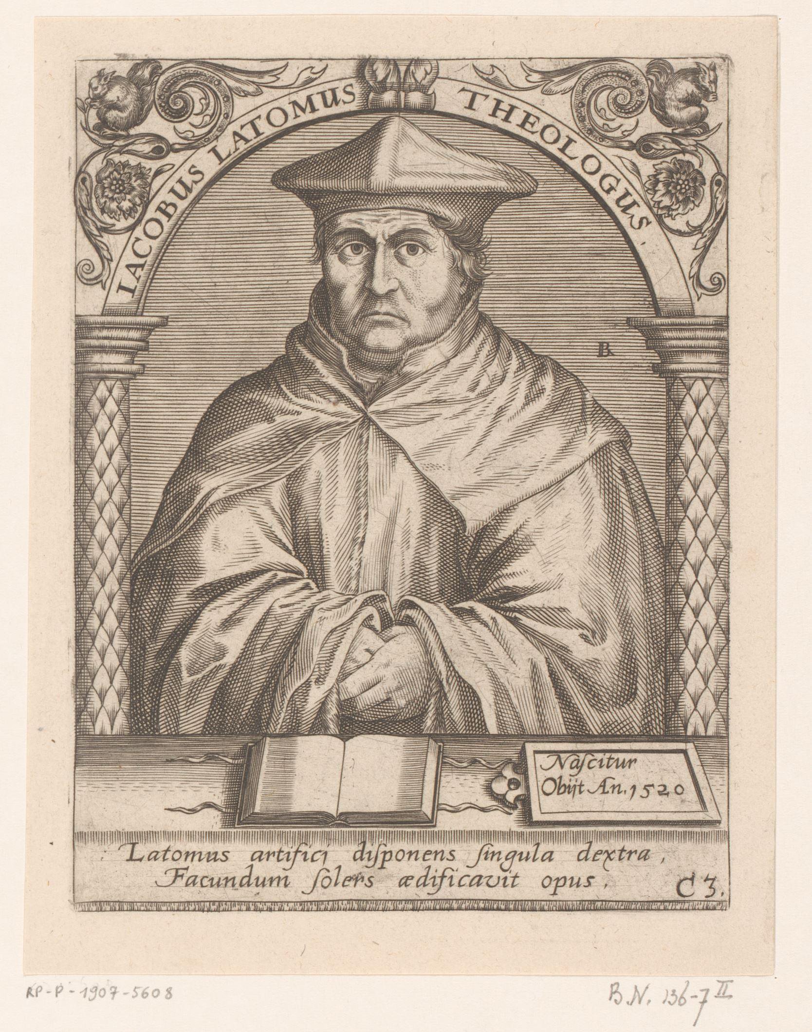Portret van Jacobus Latomus