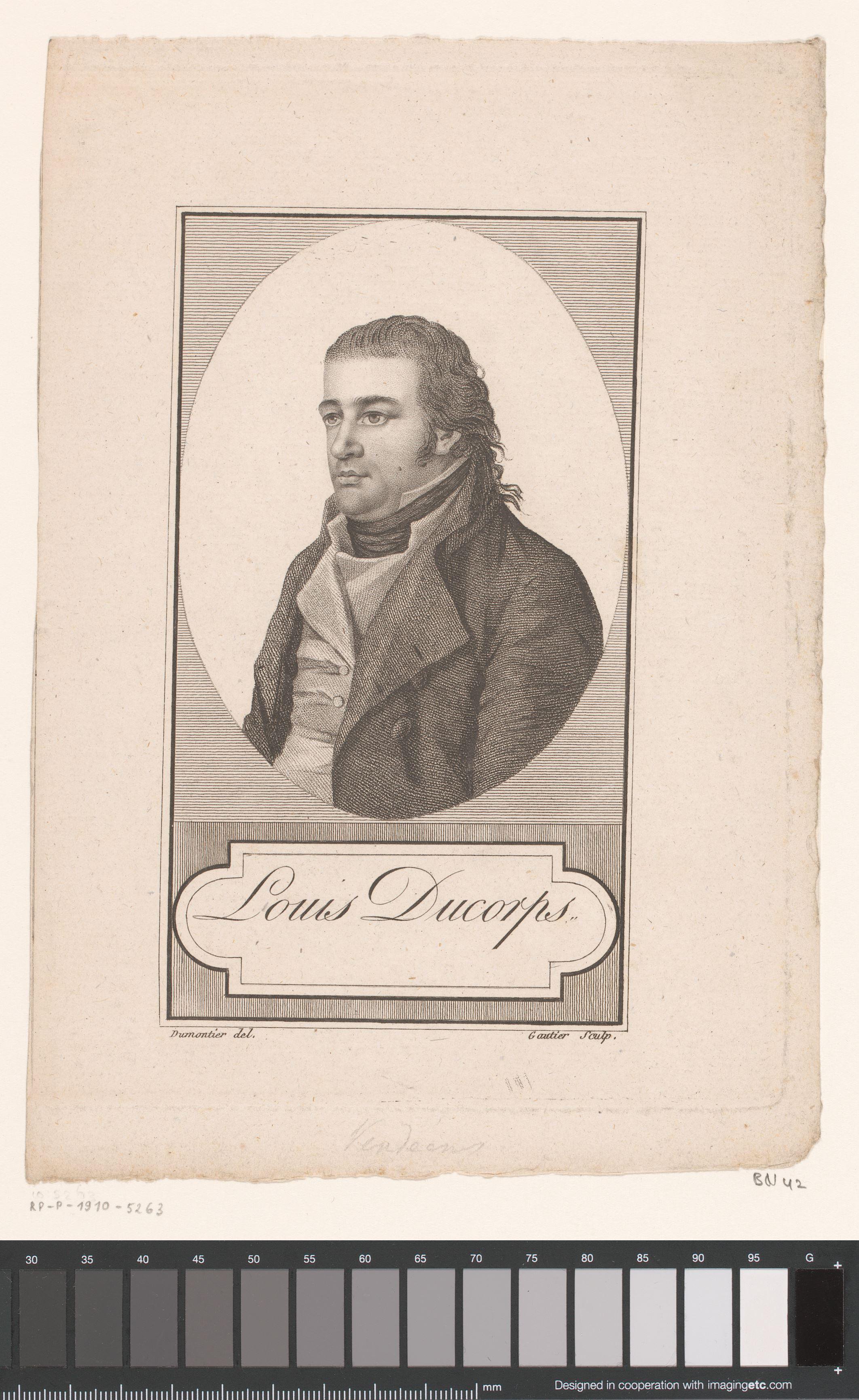 Portret van Louis Ducorps