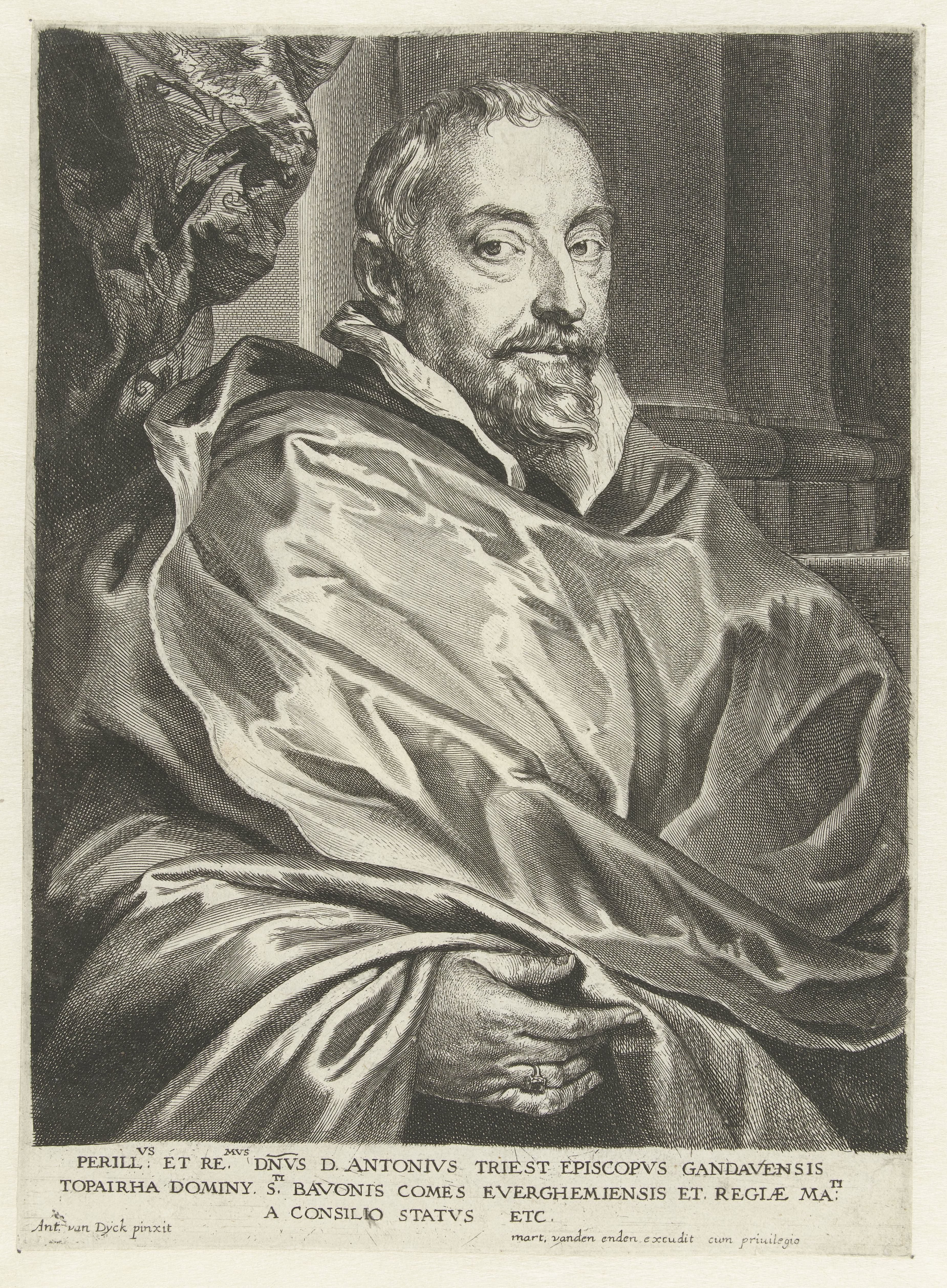 Portret van Antonius Triest, bisschop van Gent