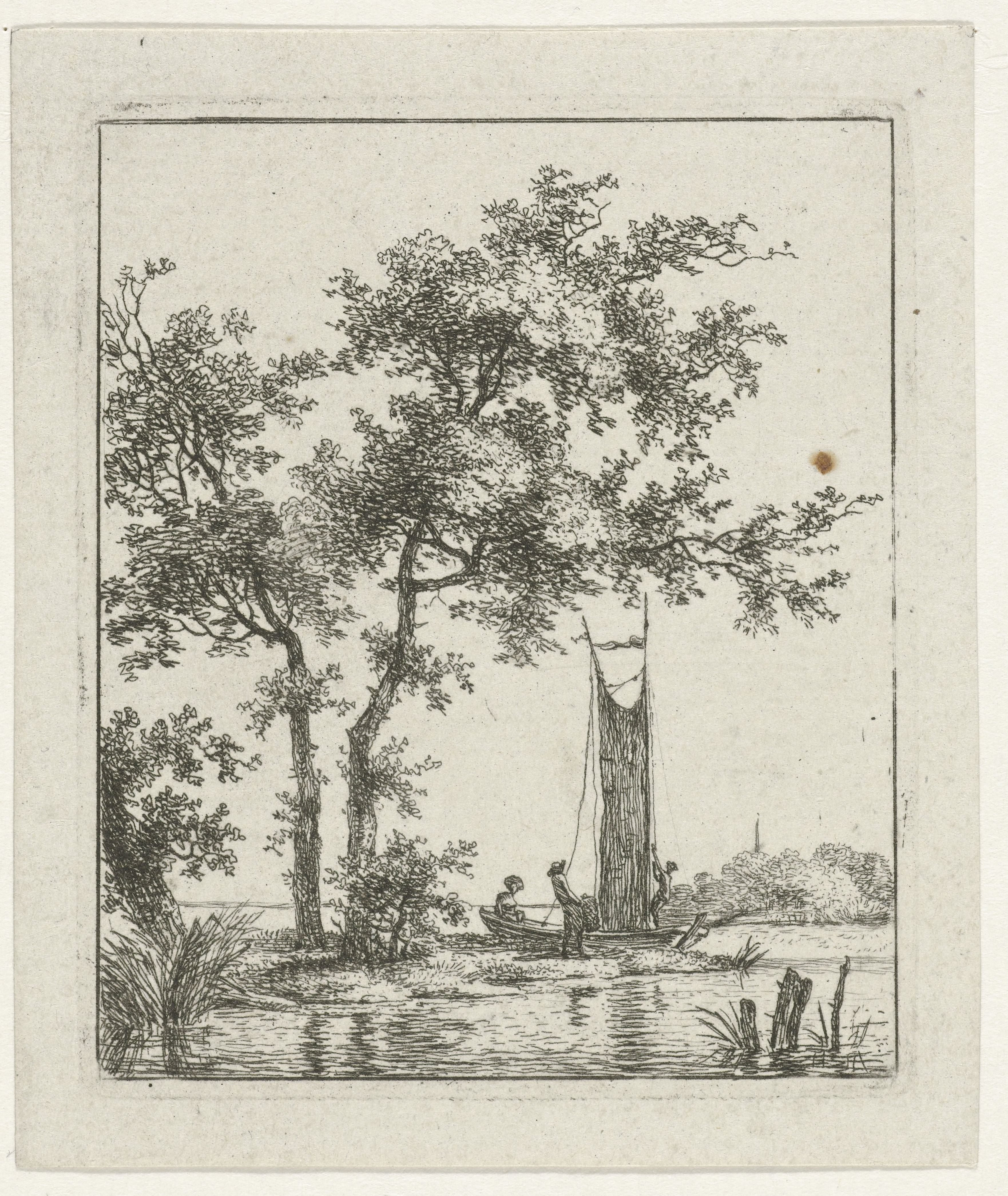 Heisen van het zeil