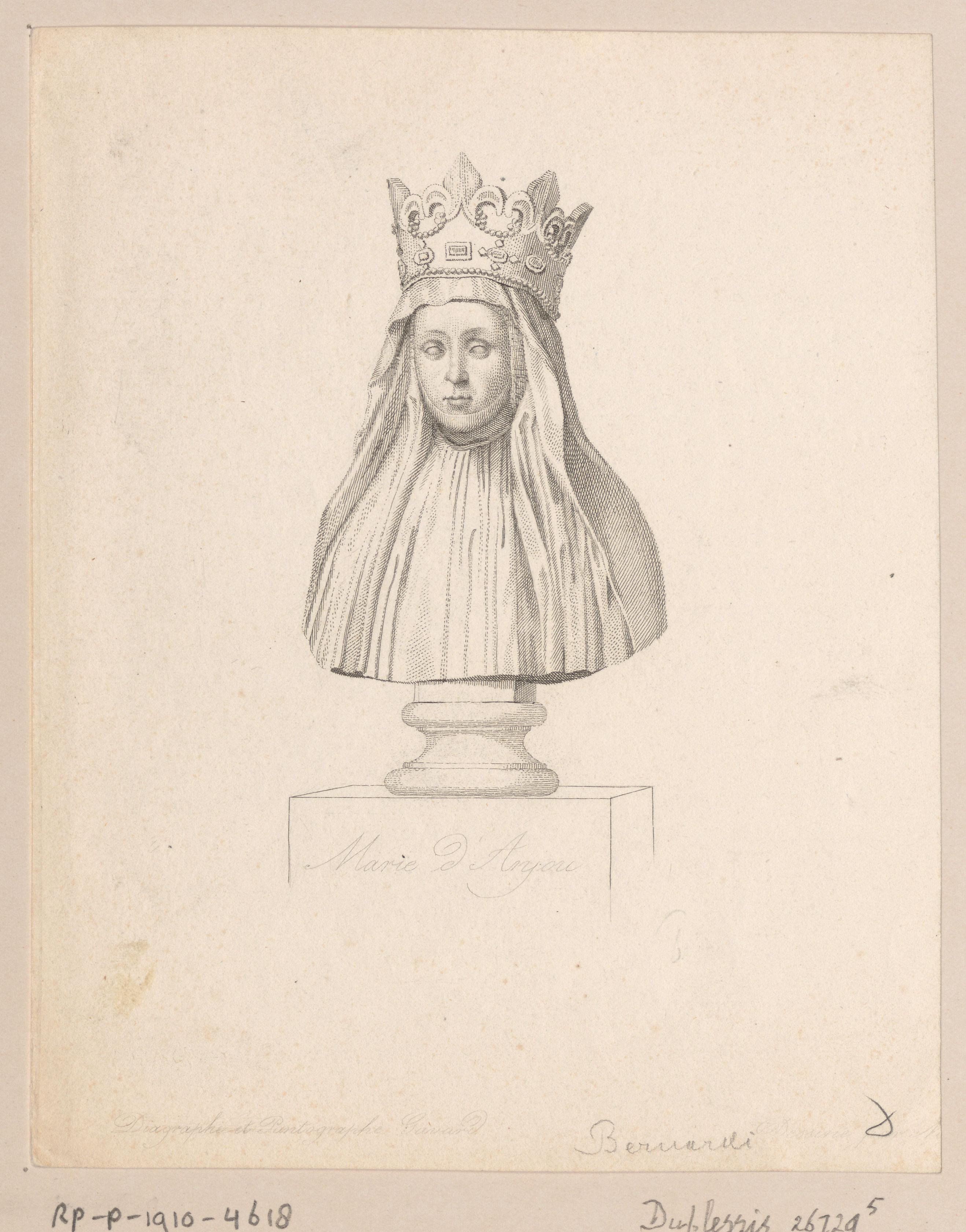 Portret van Maria van Anjou