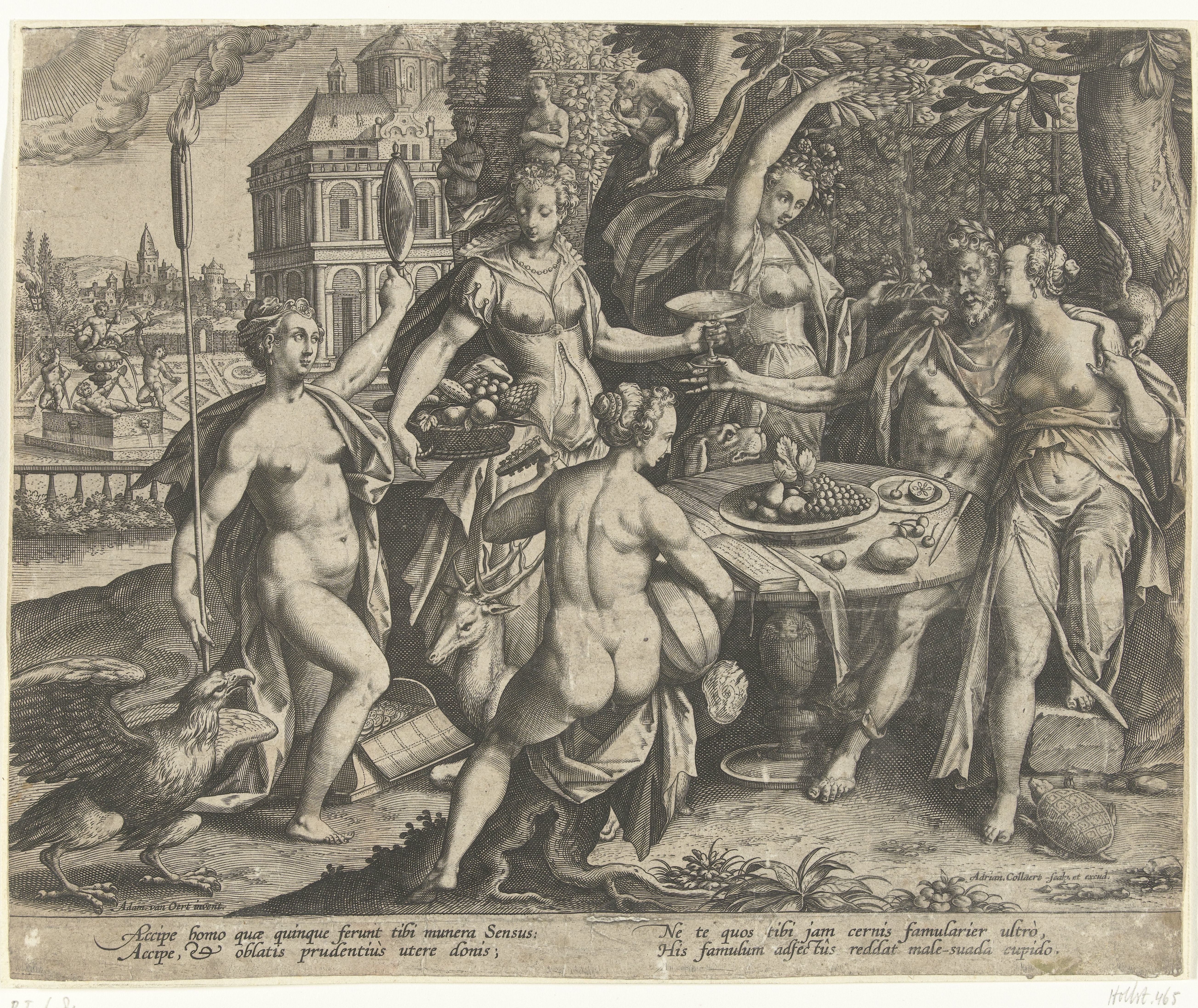 Allegorie van de vijf zintuigen