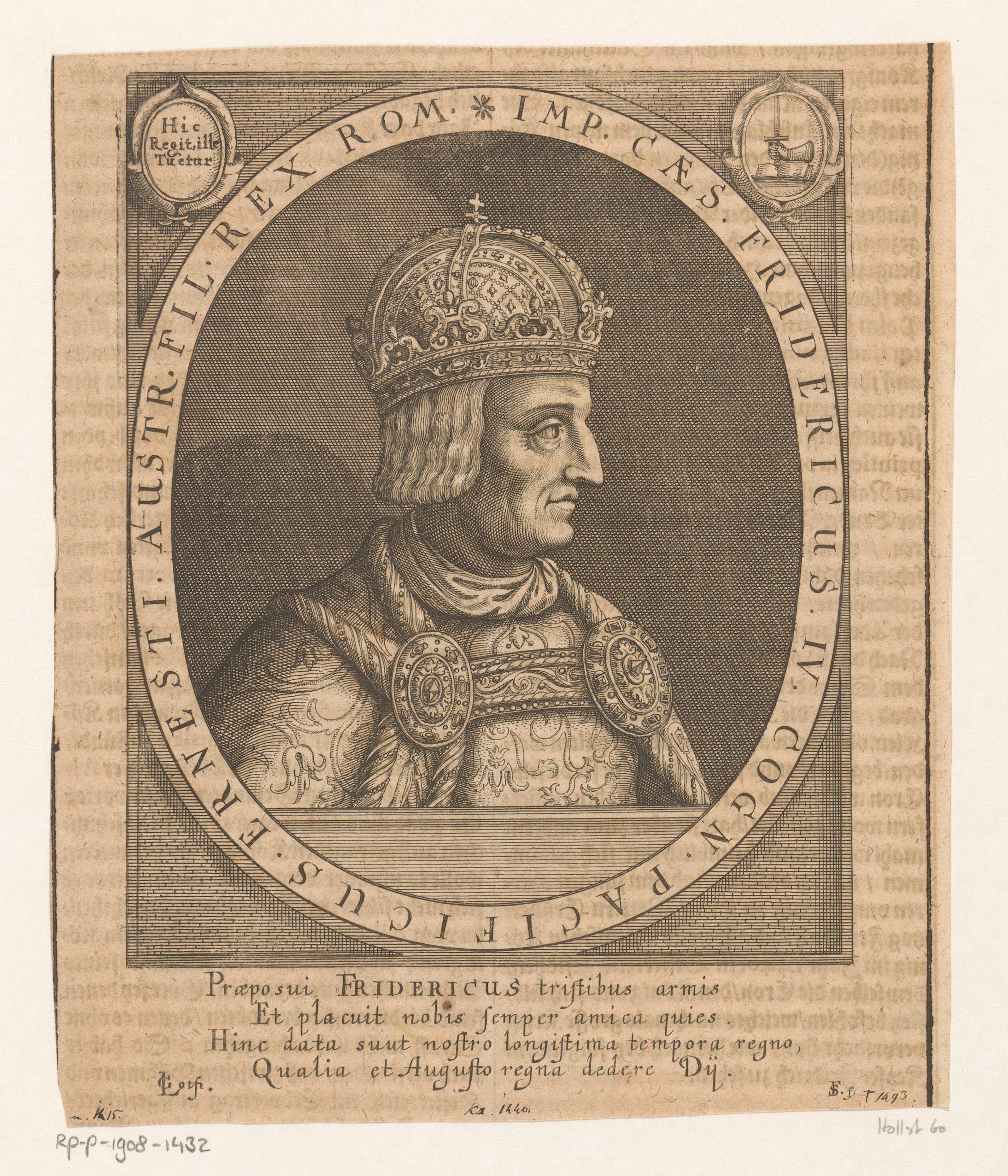 Portret van keizer Frederik III