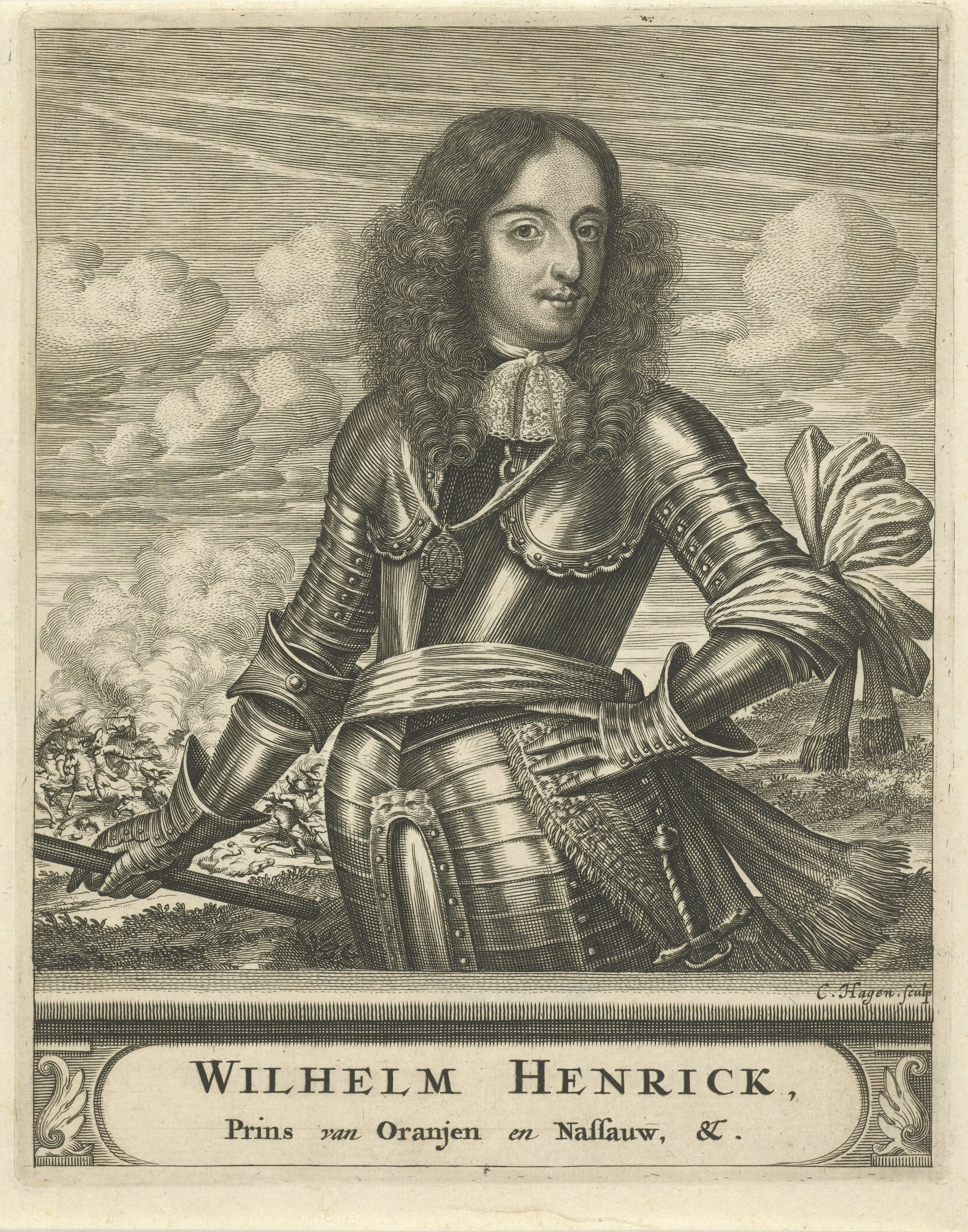 Portret van Willem II, prins van Oranje