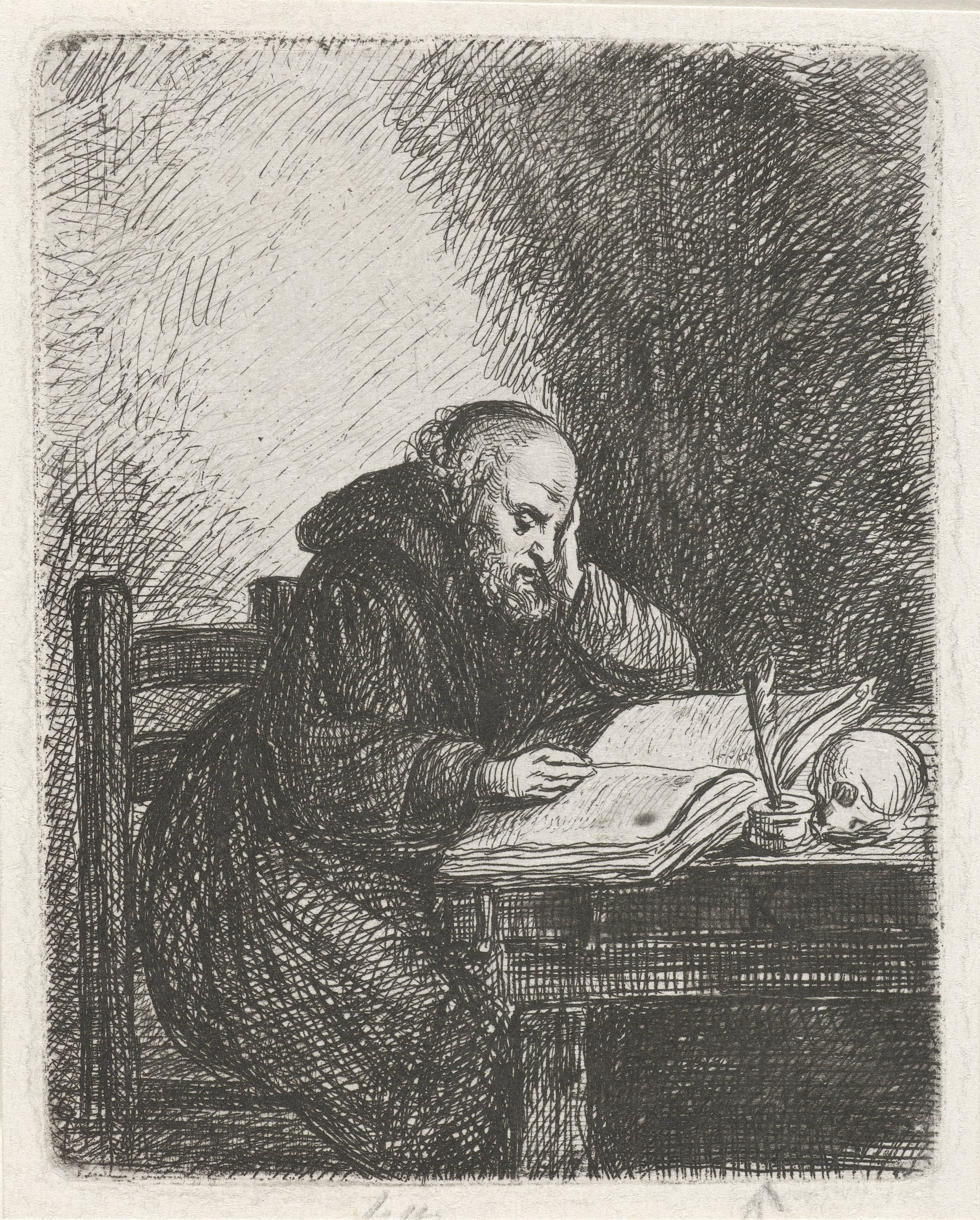 Lezende monnik