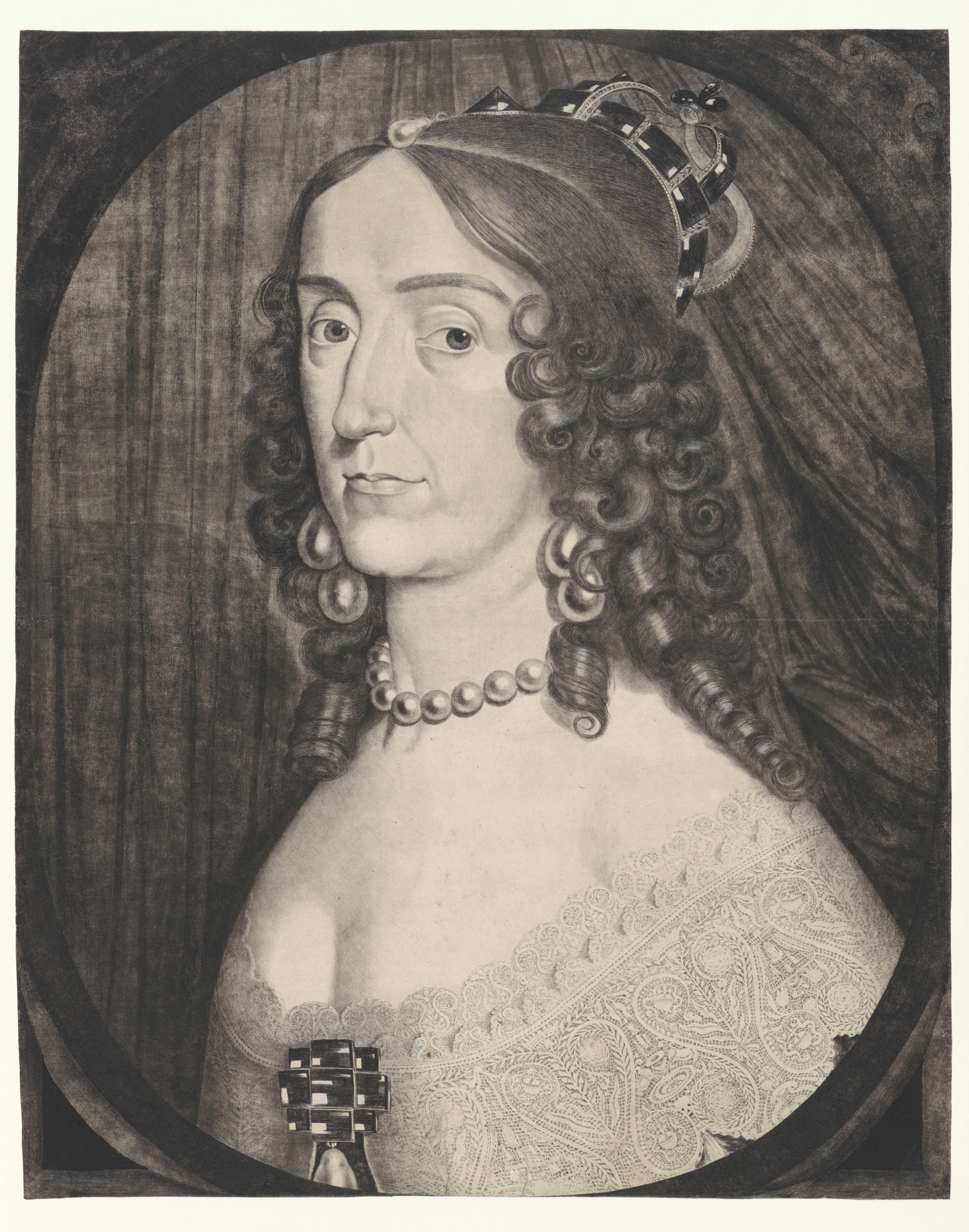Portret van Elisabeth Stuart