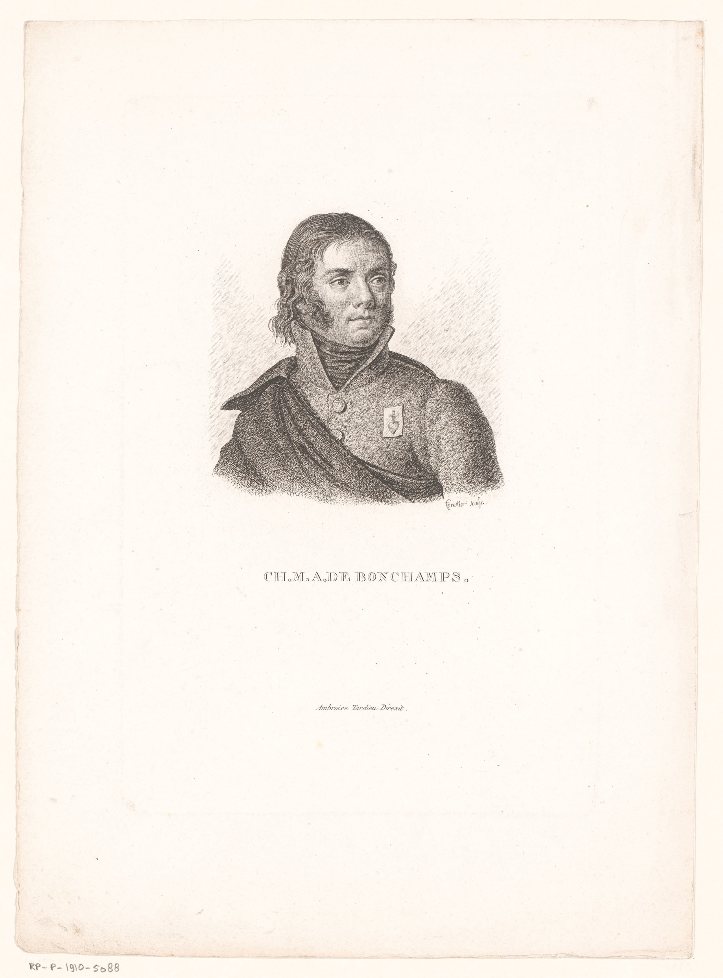 Portret van Charles de Bonchamps
