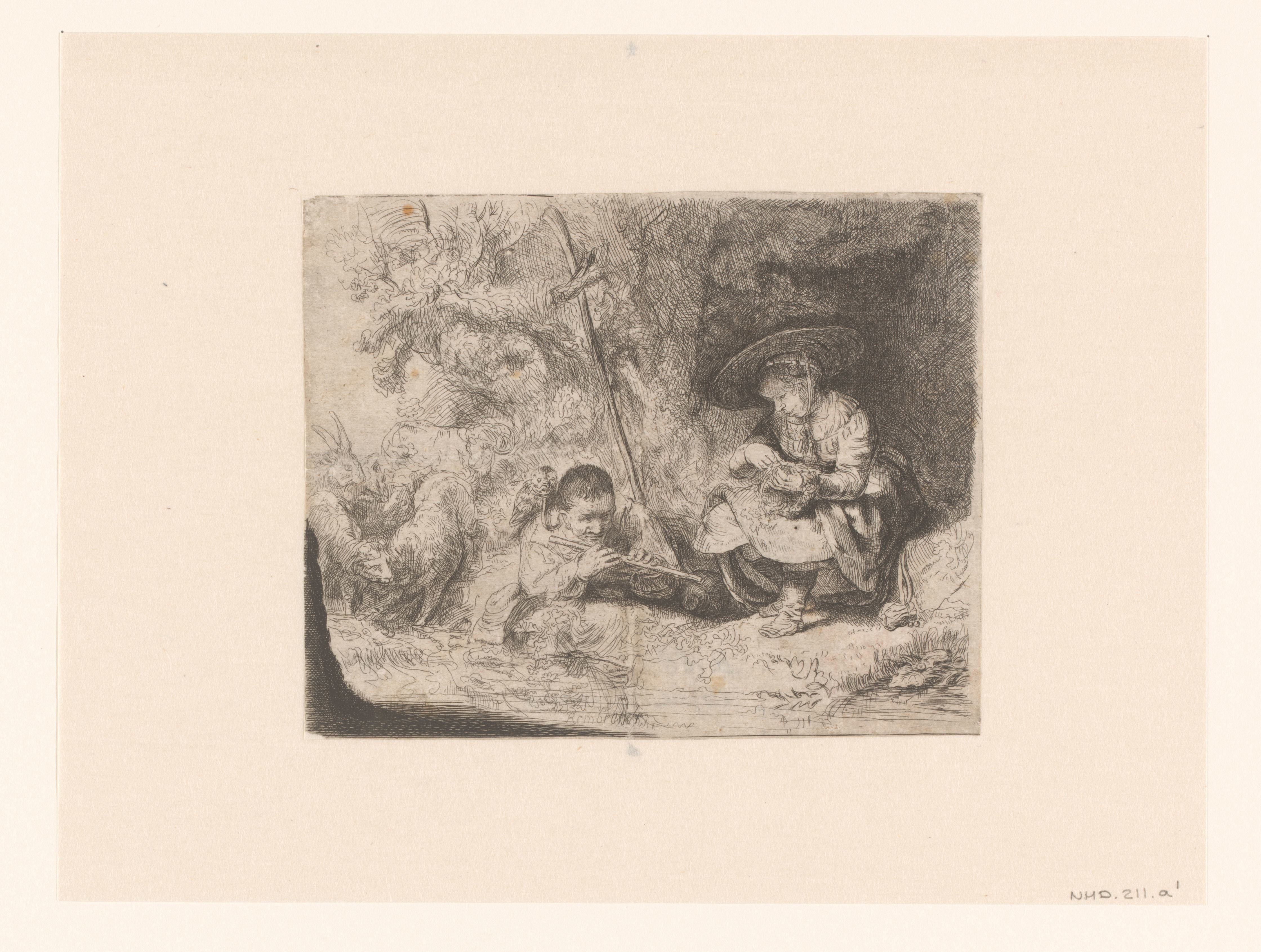 The flute player ('Het Uilenspiegeltje')