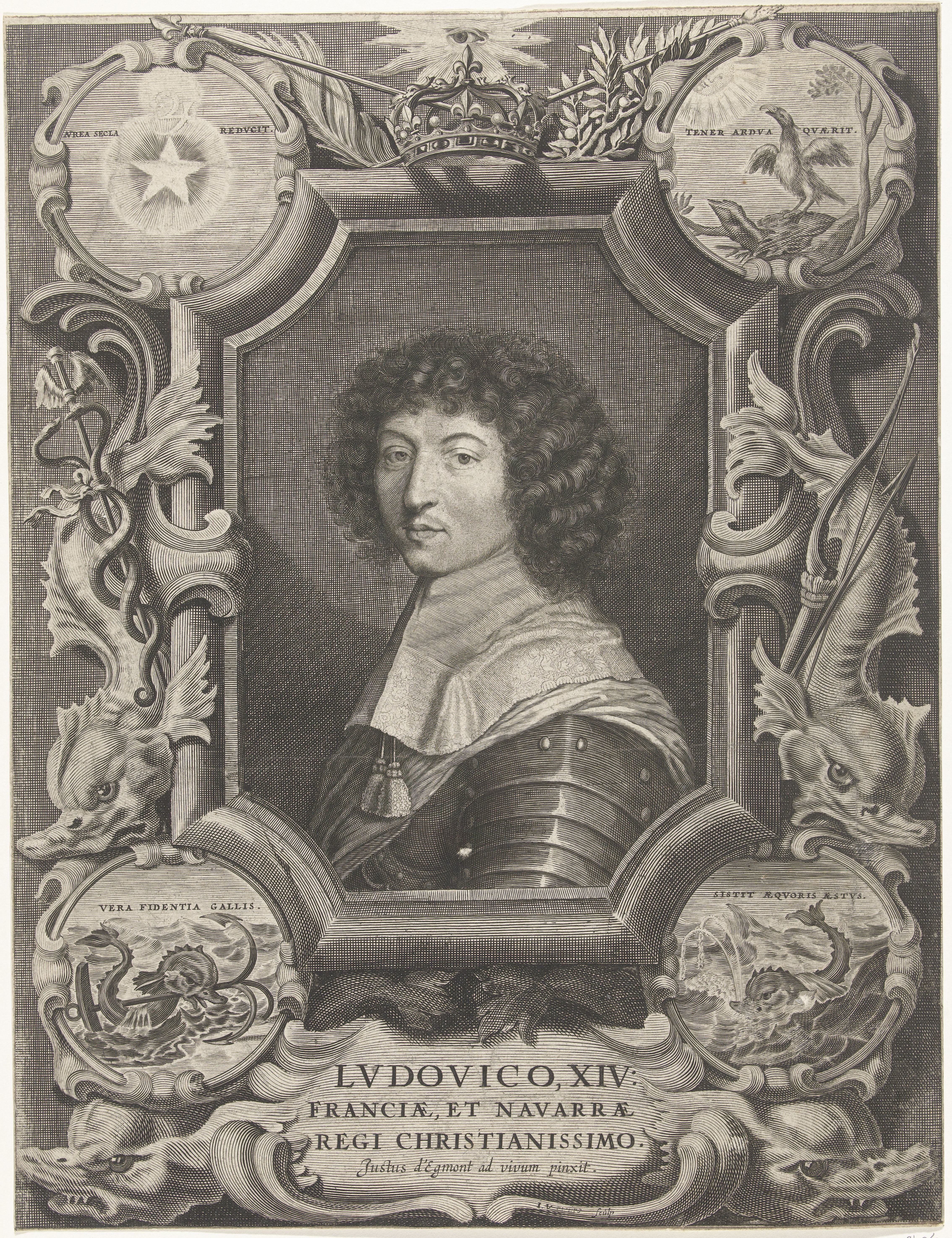 Portret van Lodewijk XIV