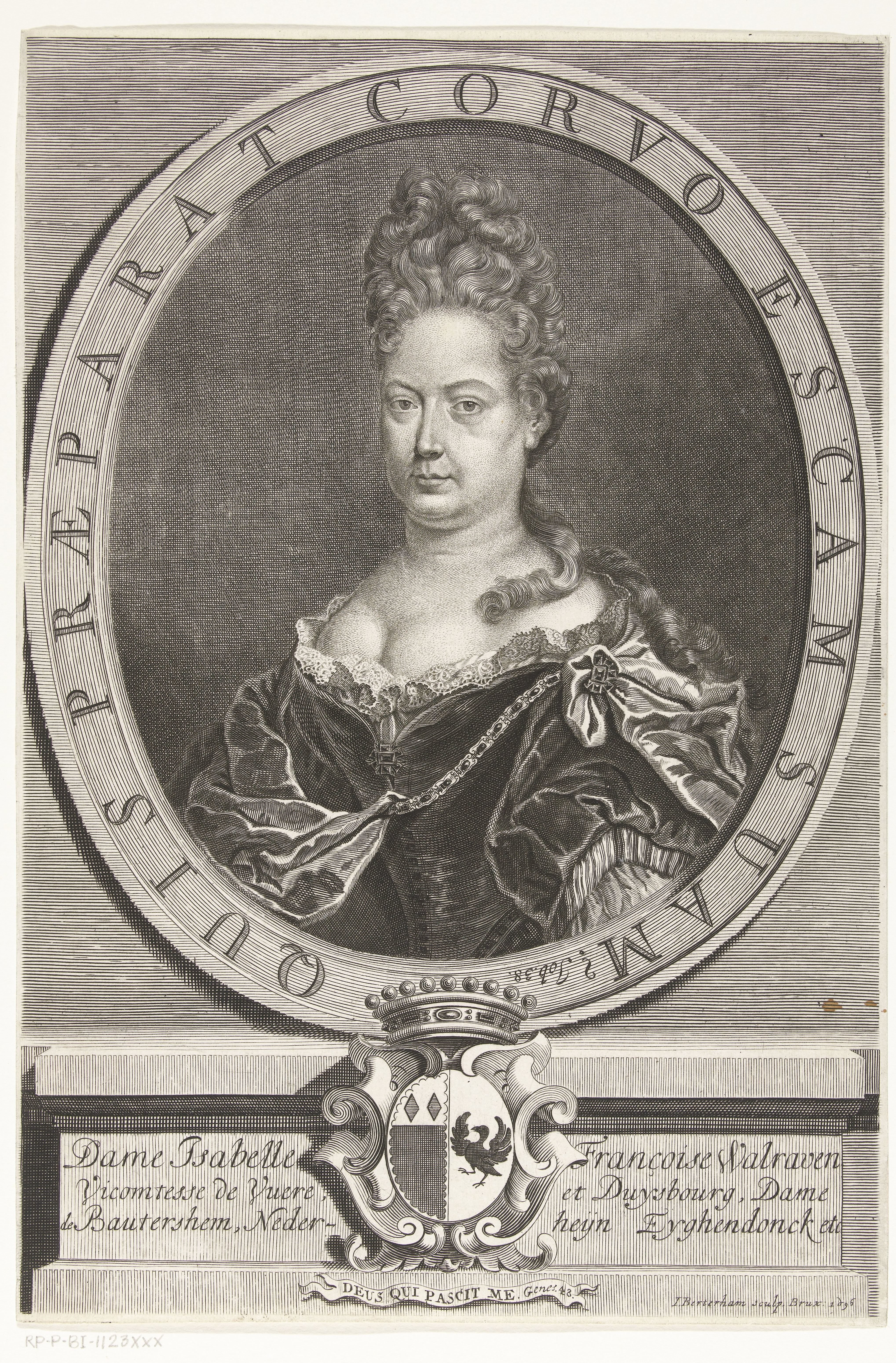 Portret van Isabelle Francoise Walraven
