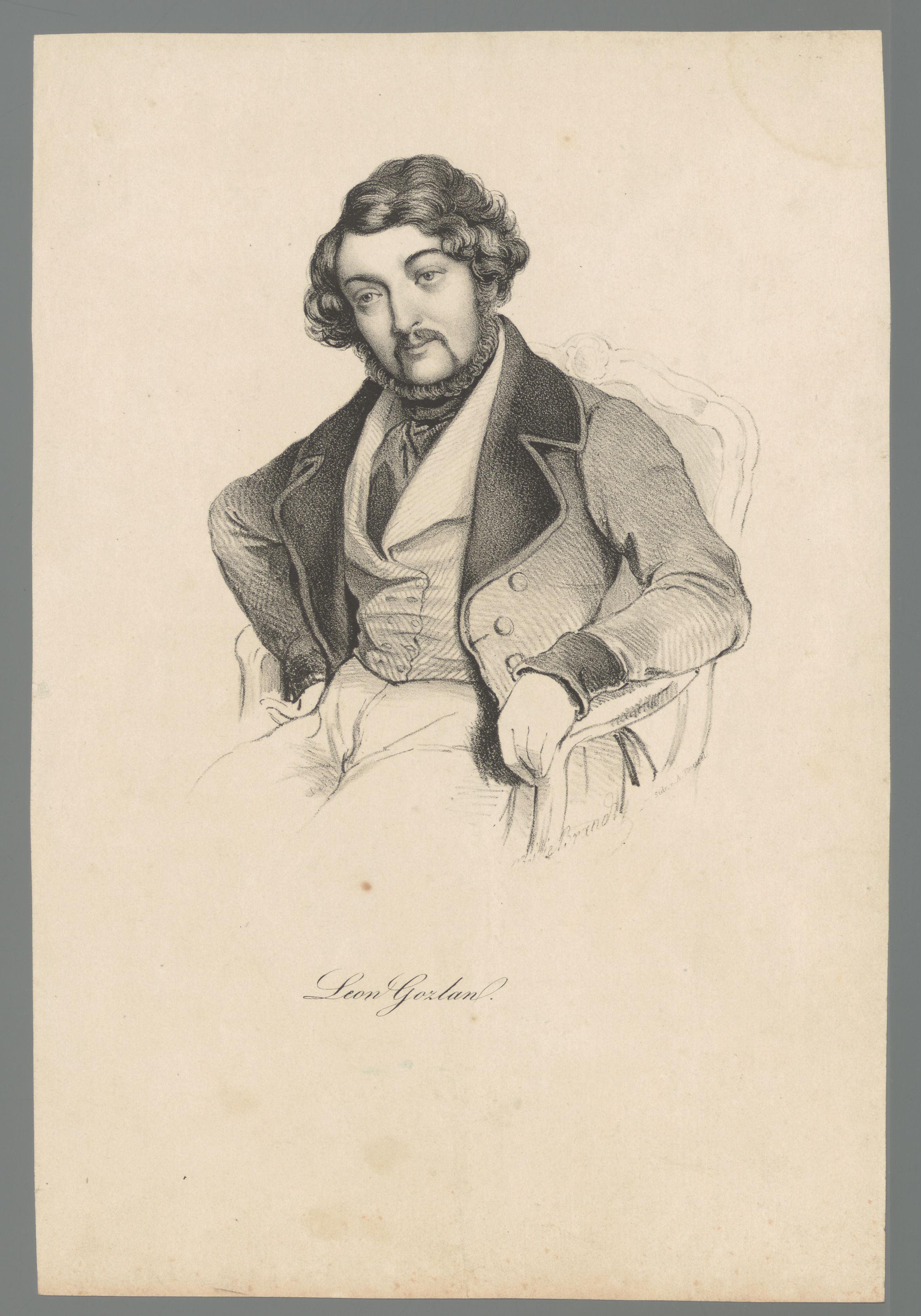 Portret van Léon Gozlan