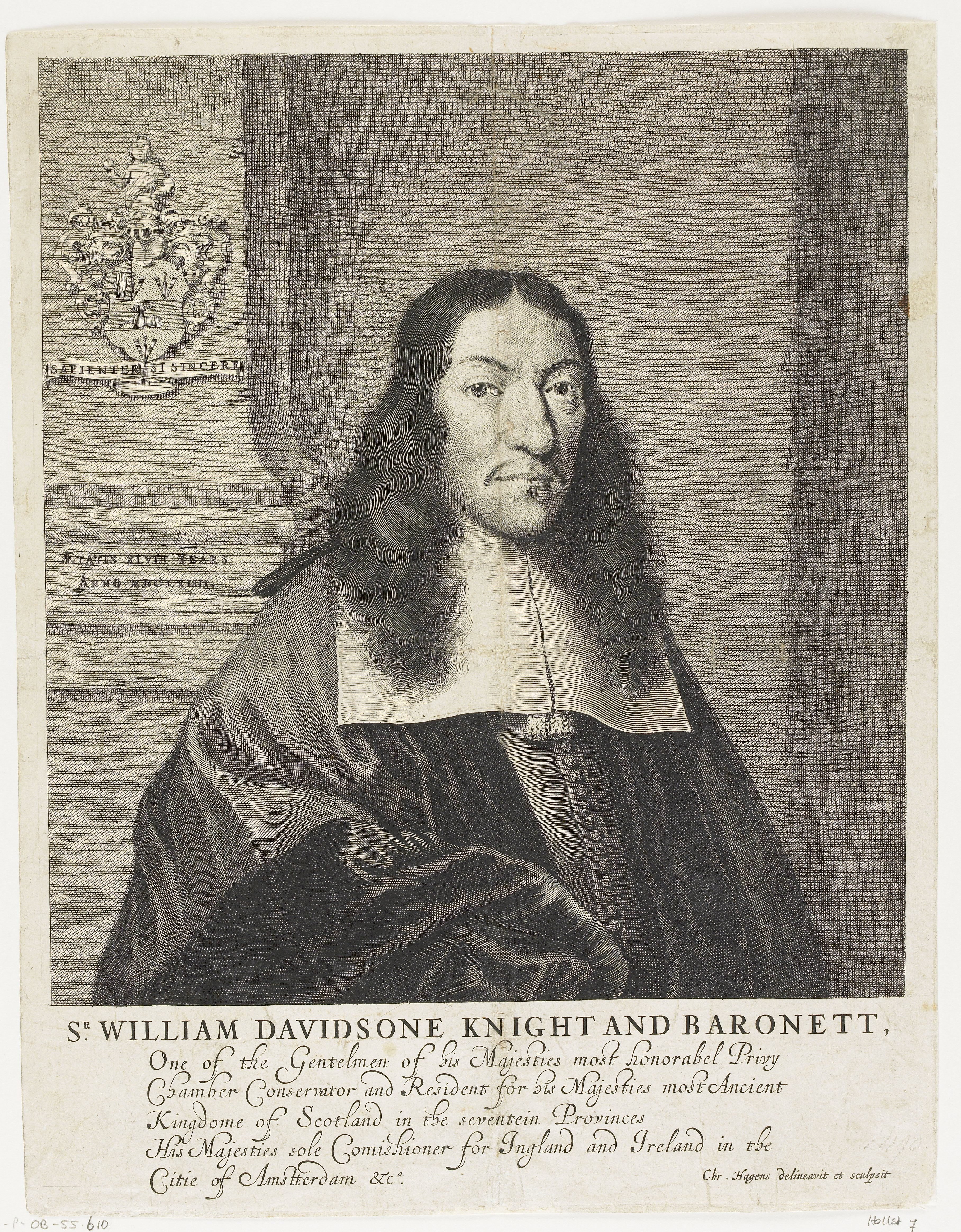Portret van William Davidsone
