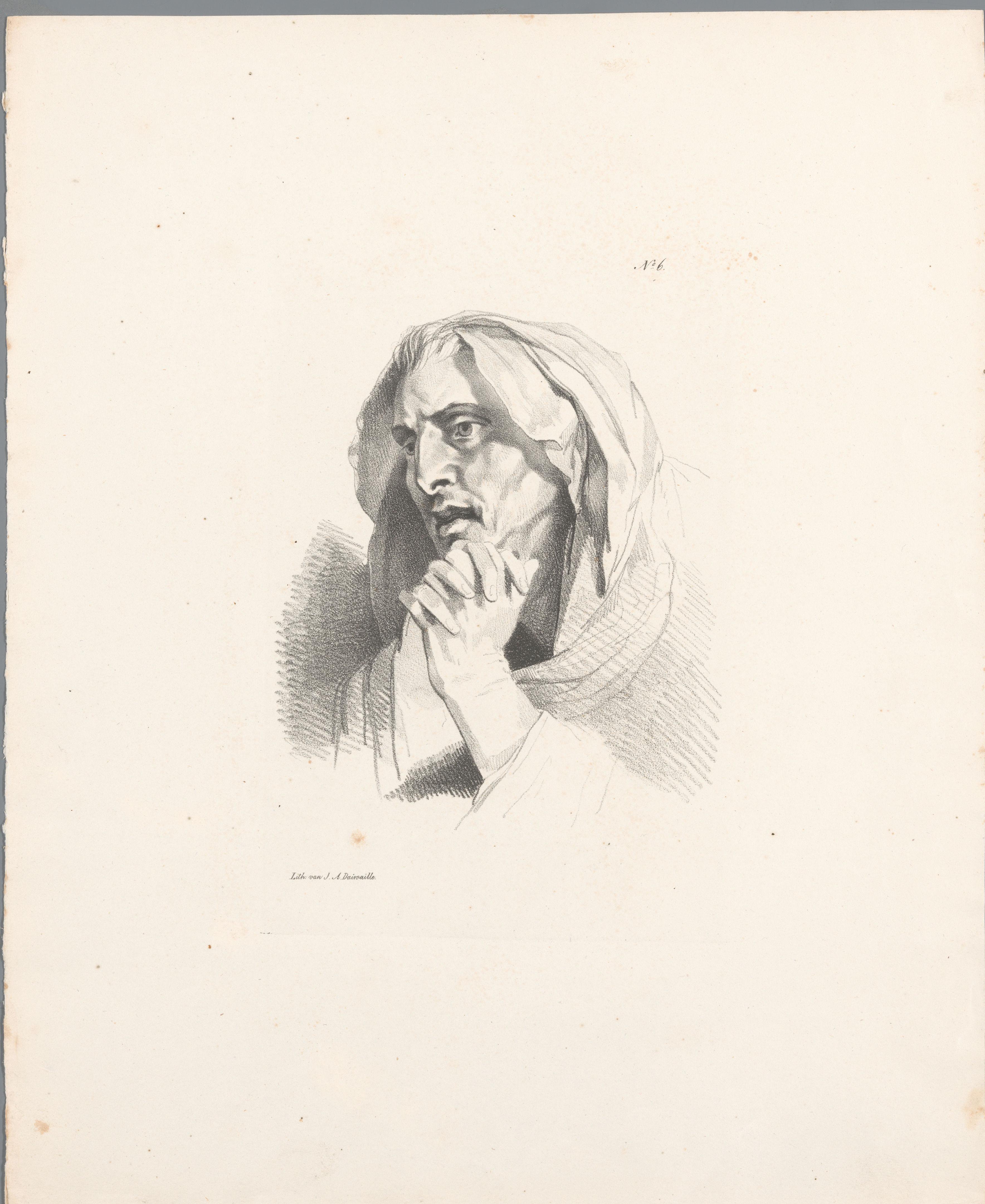 Biddende man