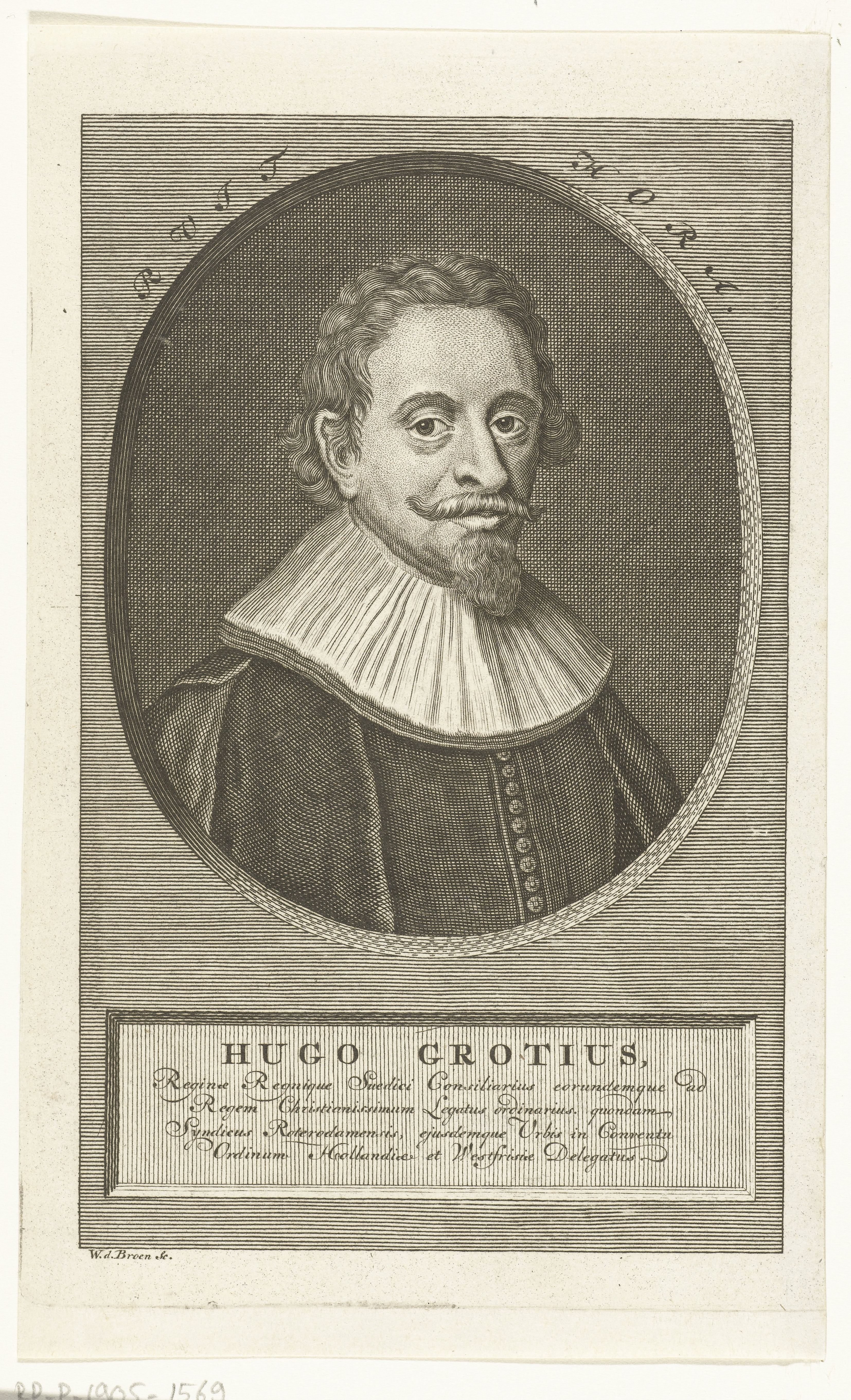Portret van Hugo de Groot