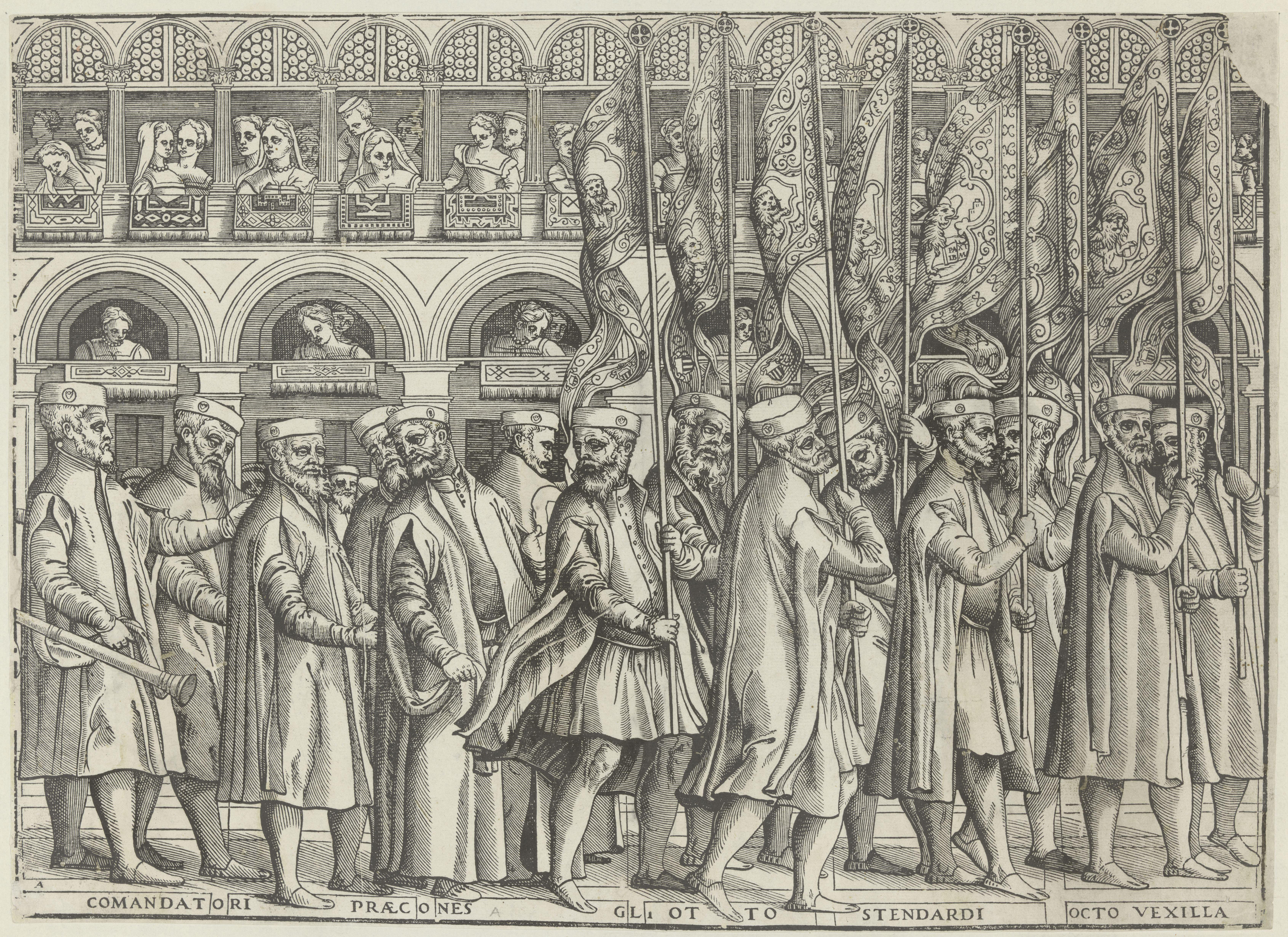 Processie van de doge van Venetië