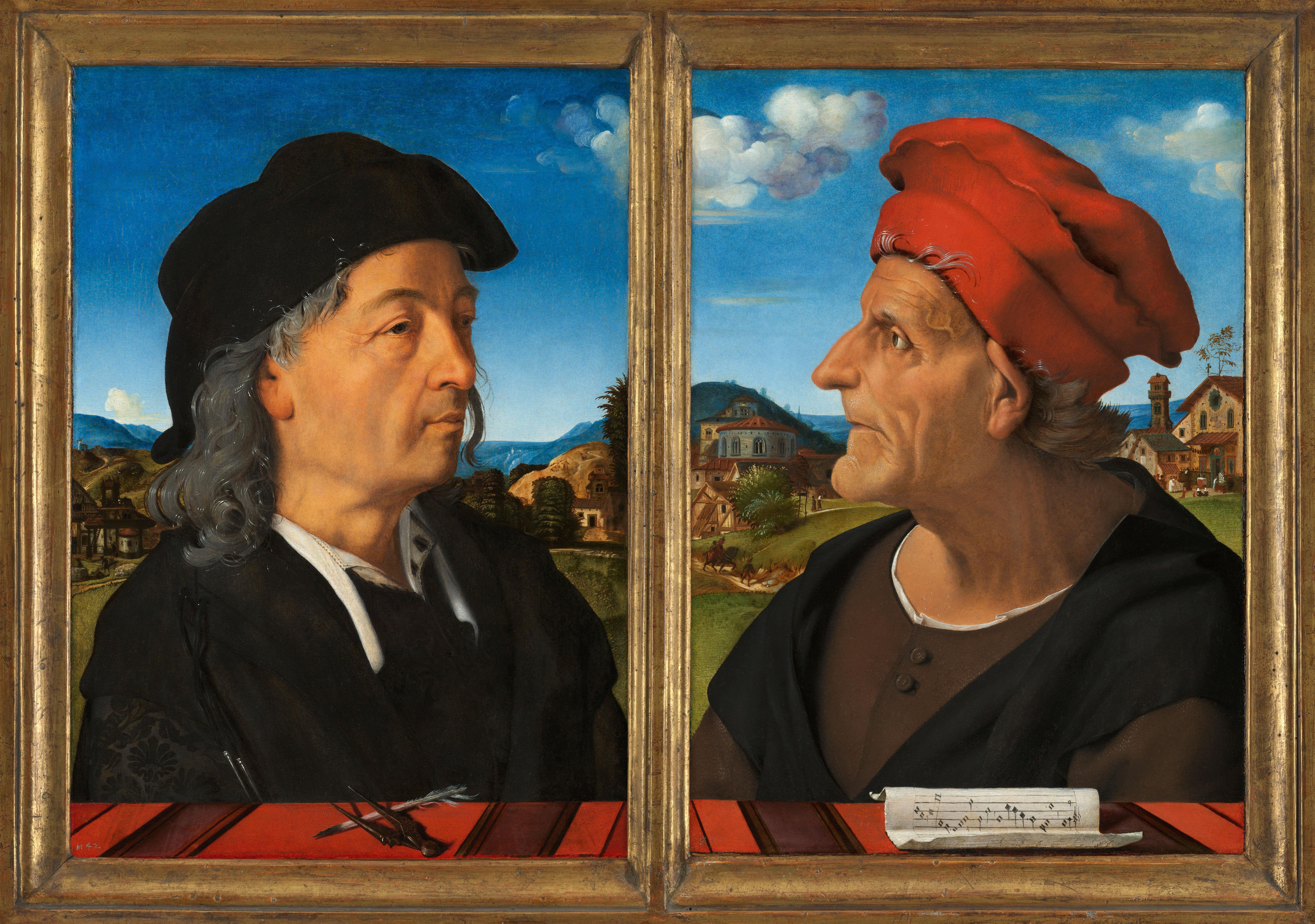 Portraits of Giuliano and Francesco Giamberti da Sangallo