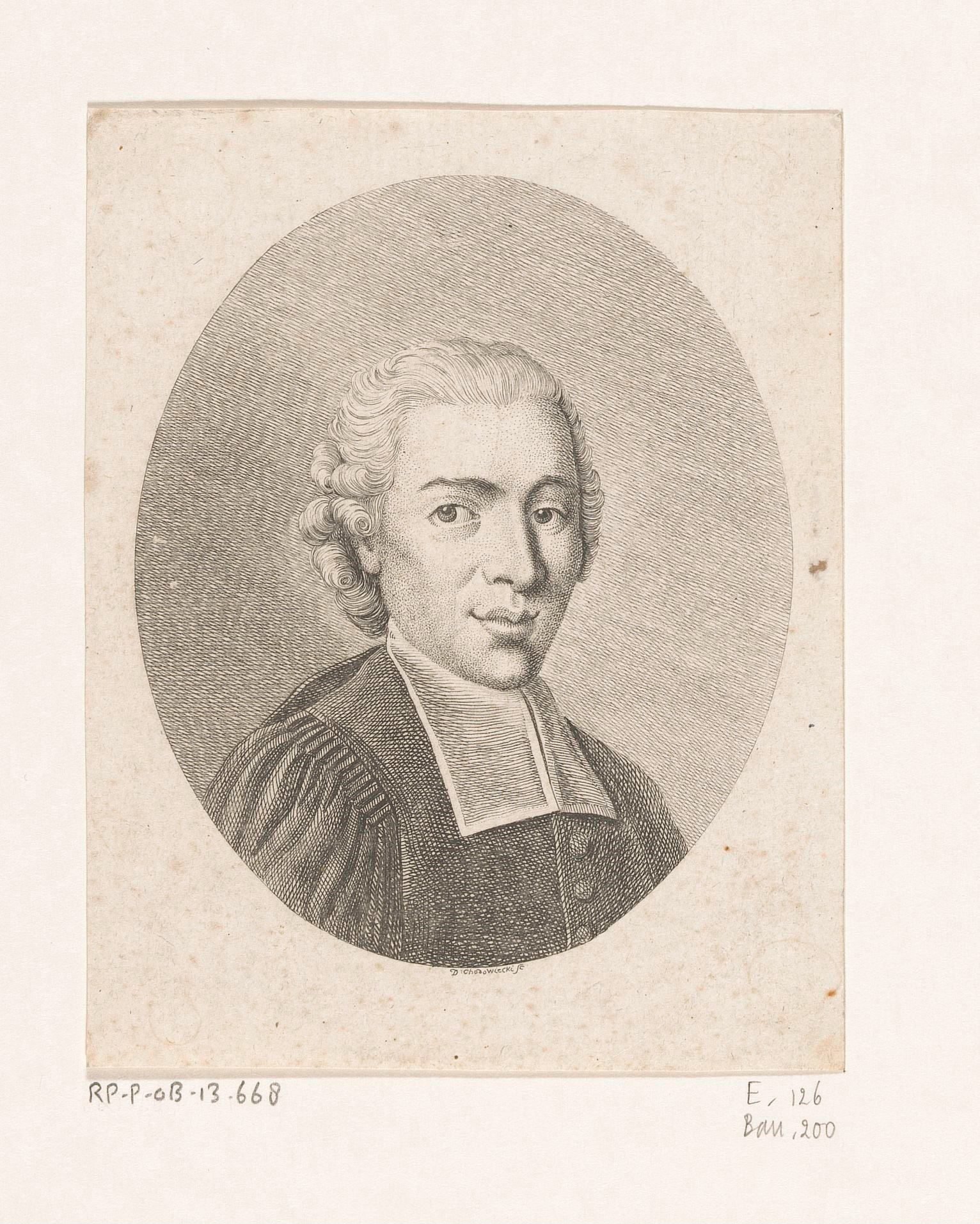 Portret van Georg Joachim Zollikofer