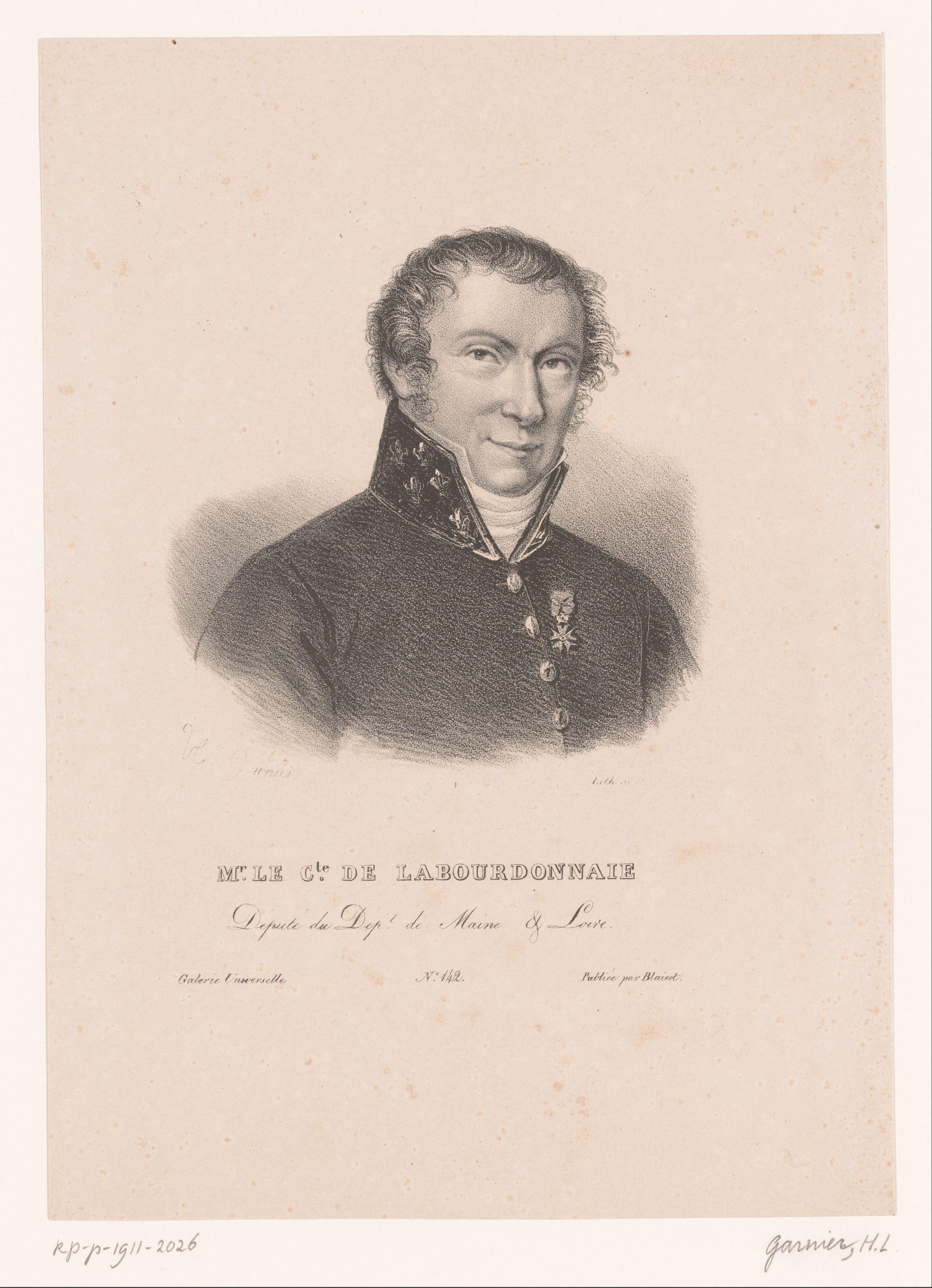 Portret van François-Régis de La Bourdonnaye