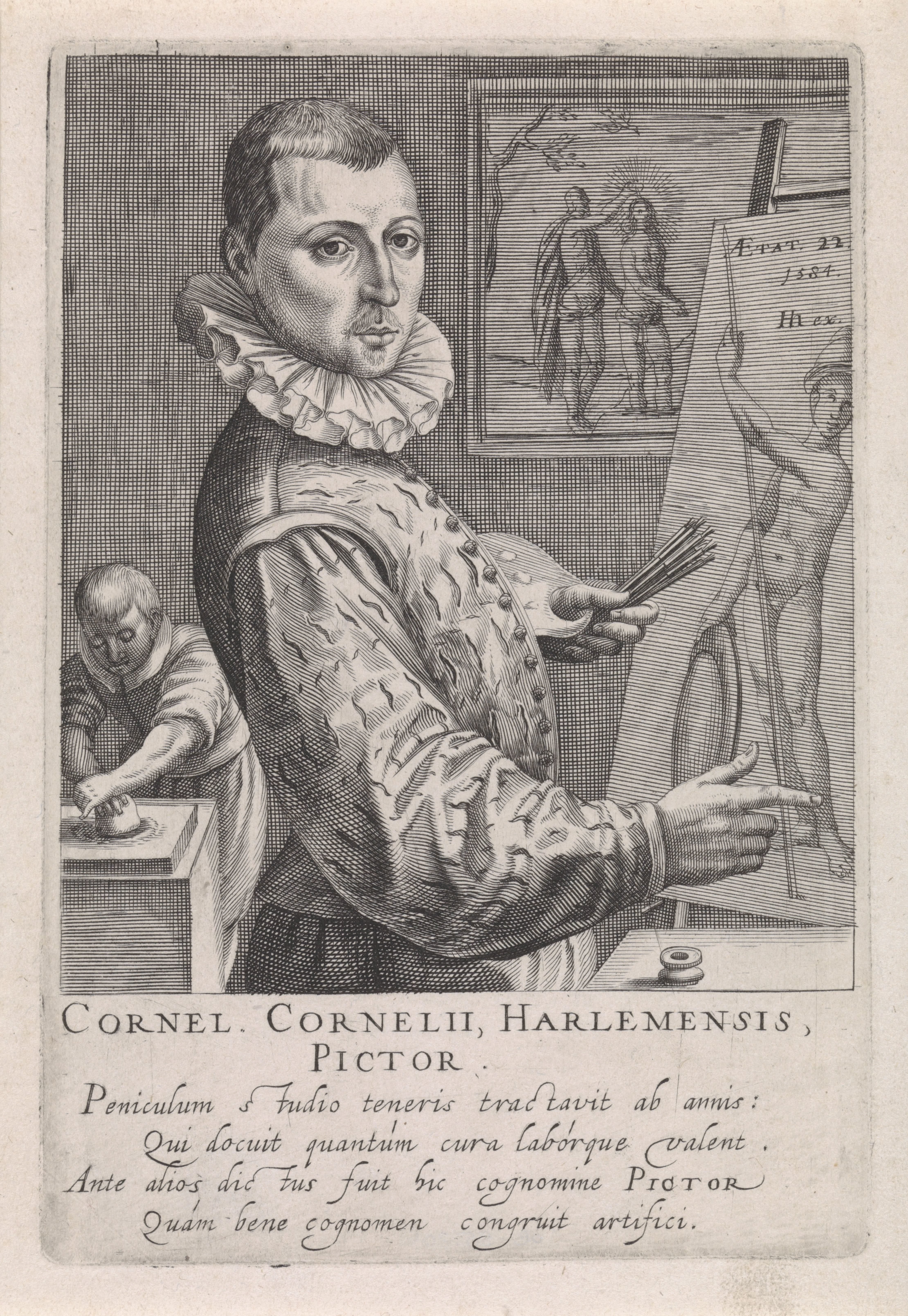 Portret van Cornelis Cornelisz. van Haarlem