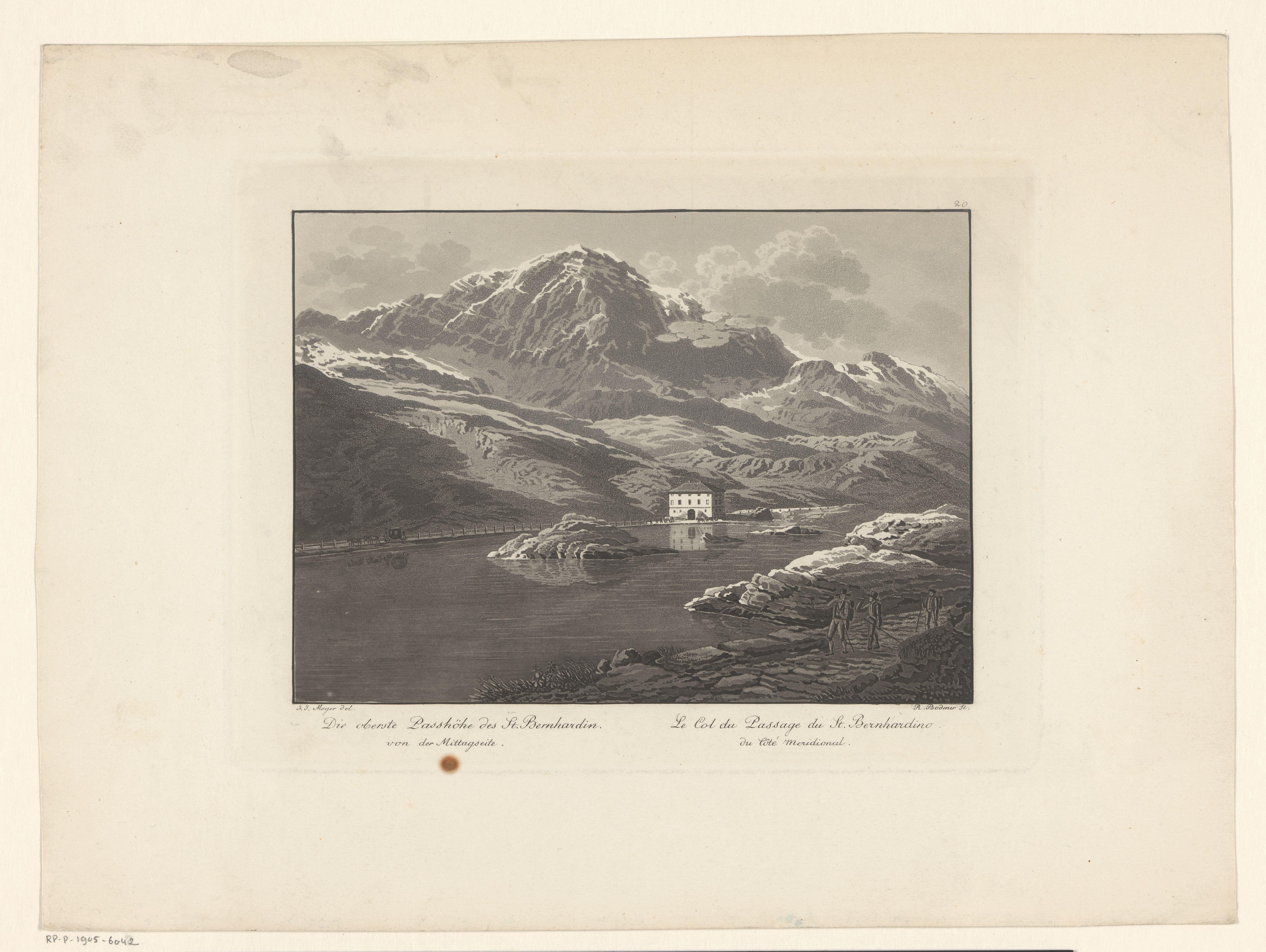 Gezicht op de San Bernardinopas