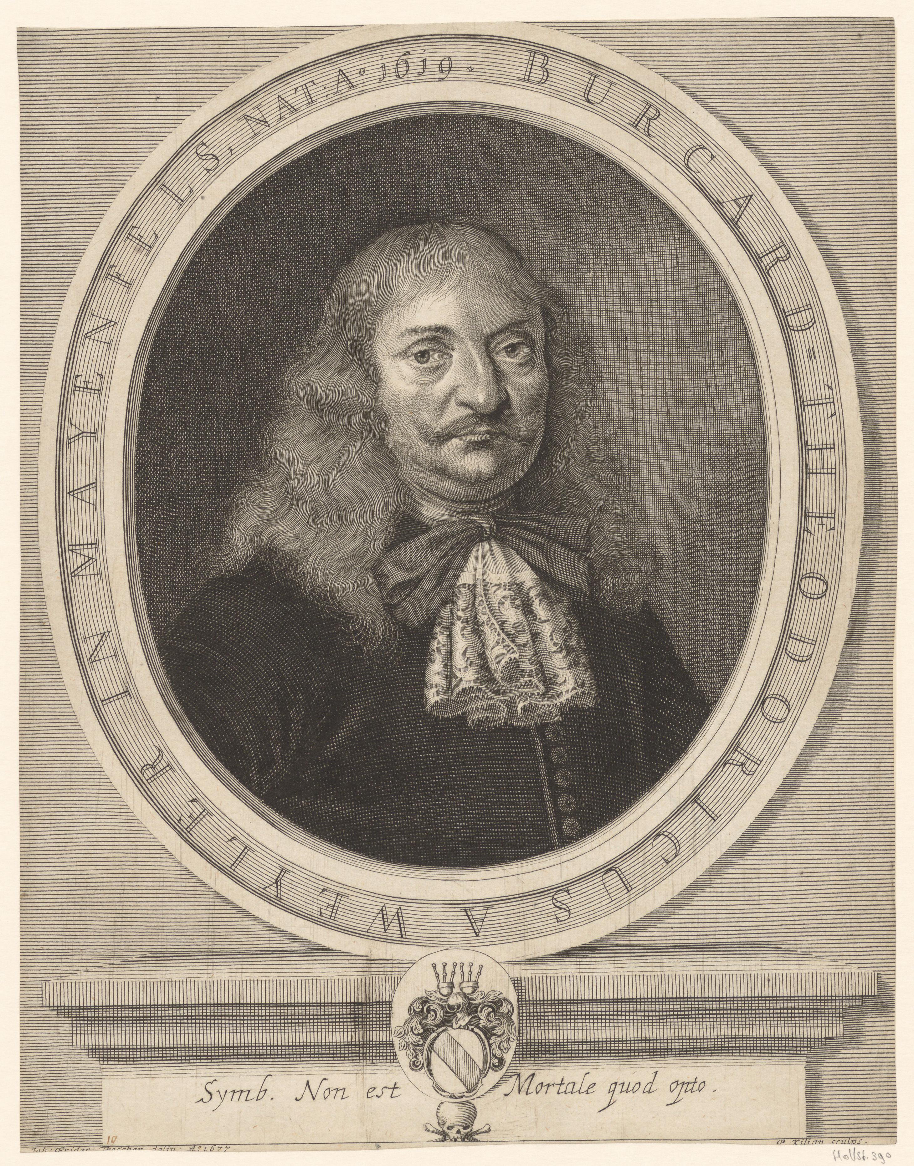 Portret van Burckardt Dieterich von Weyler