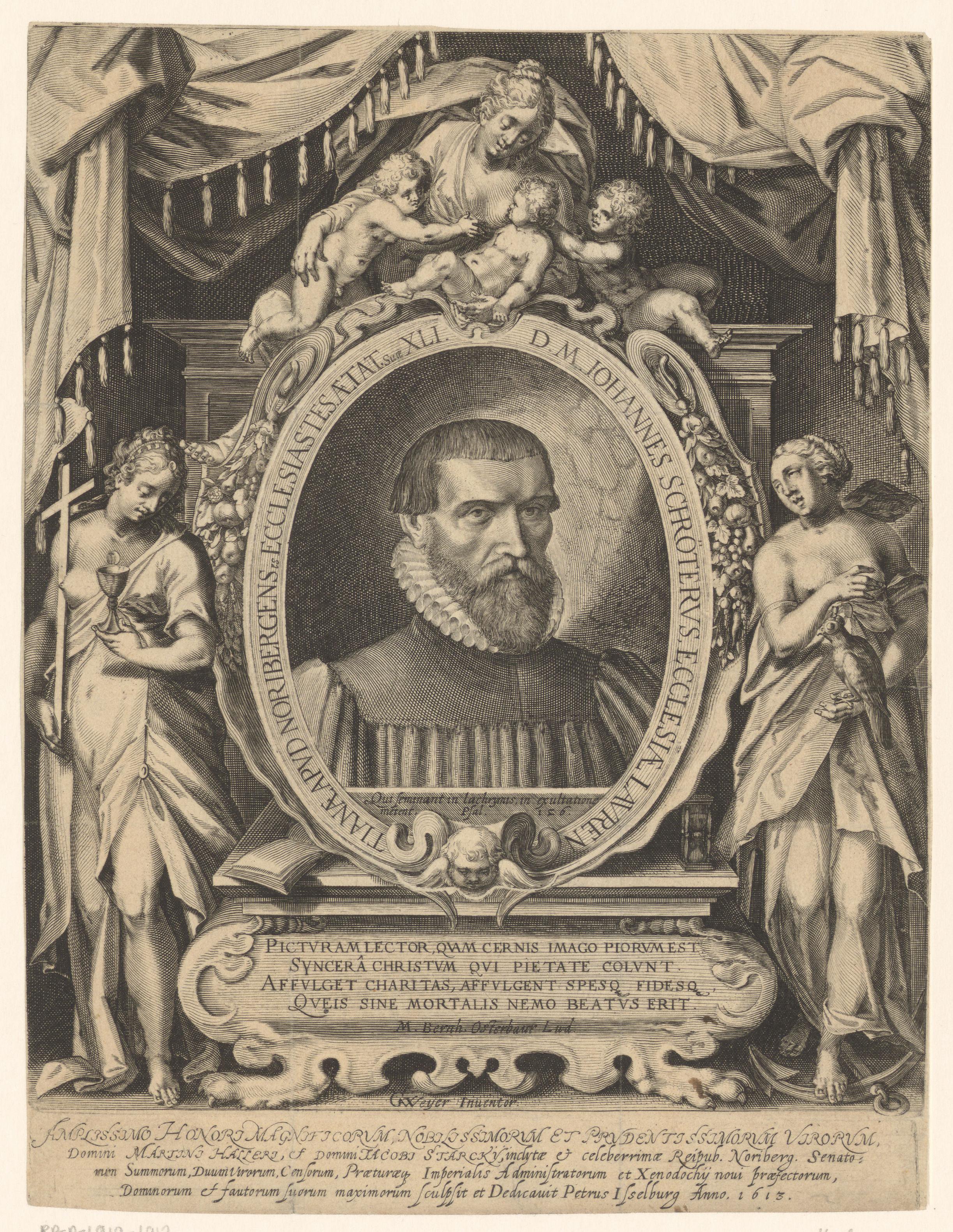 Portret van Johann Schröder