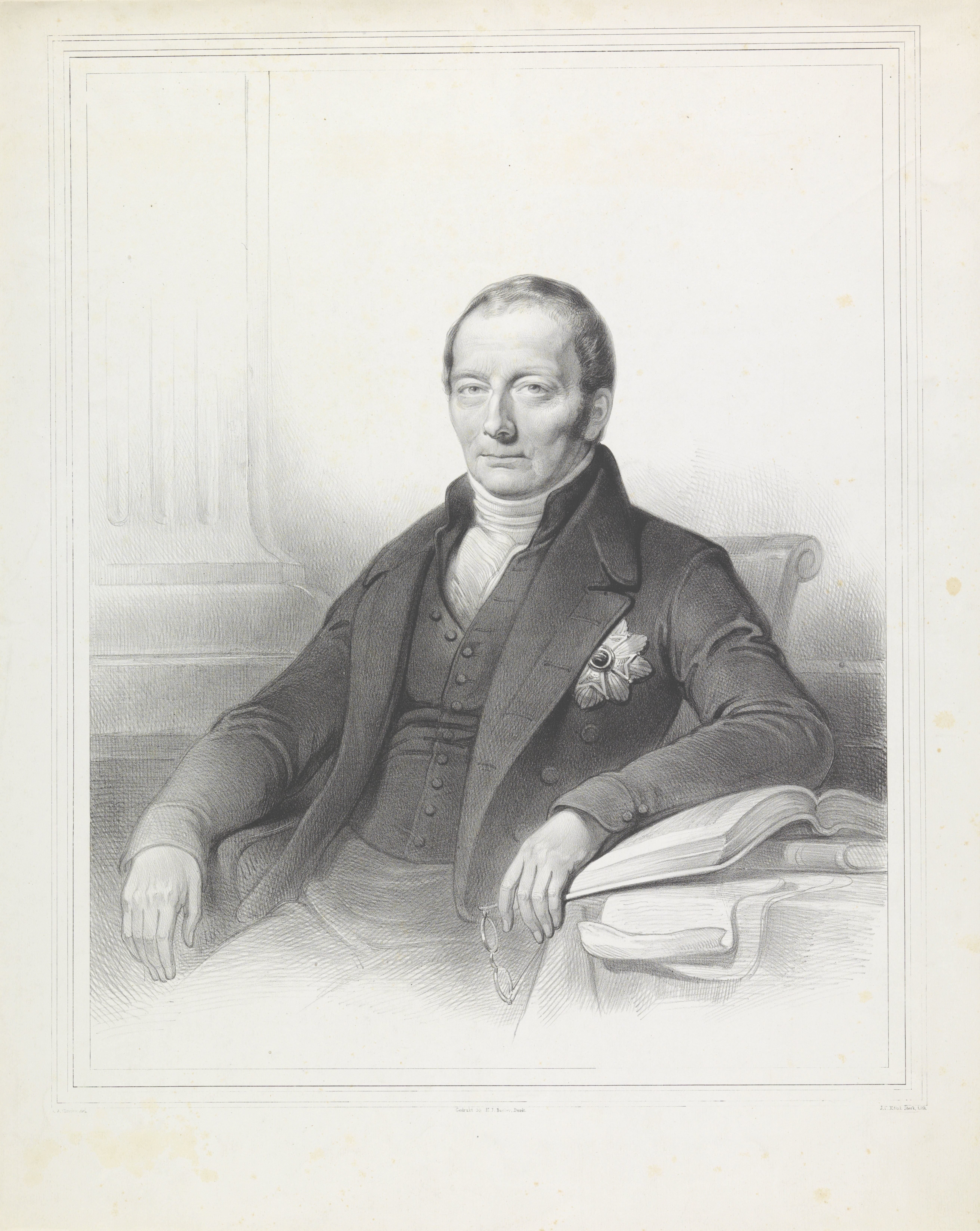 Portret van Cornelis Theodorus Elout