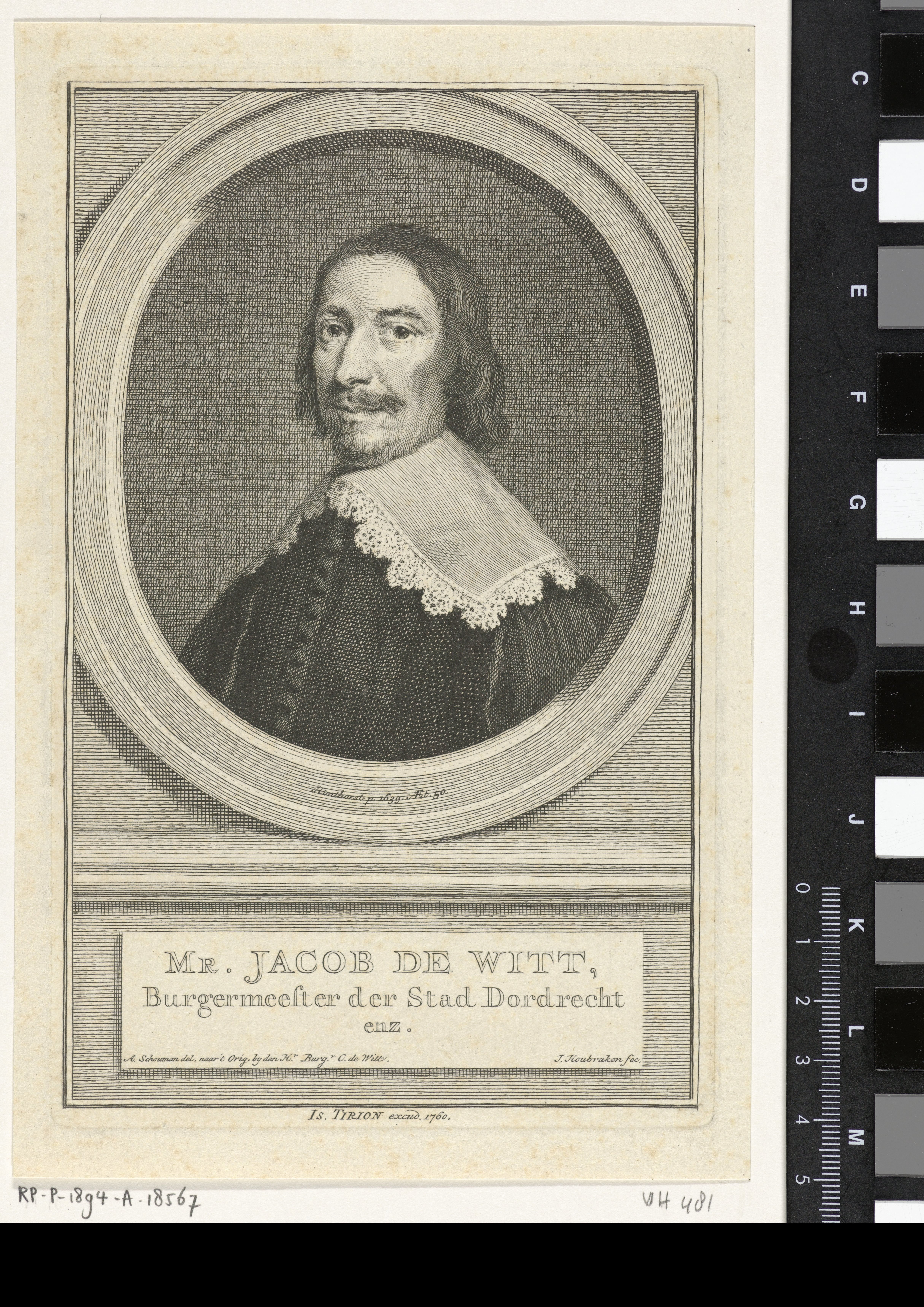 Portret van Jacob de Witt