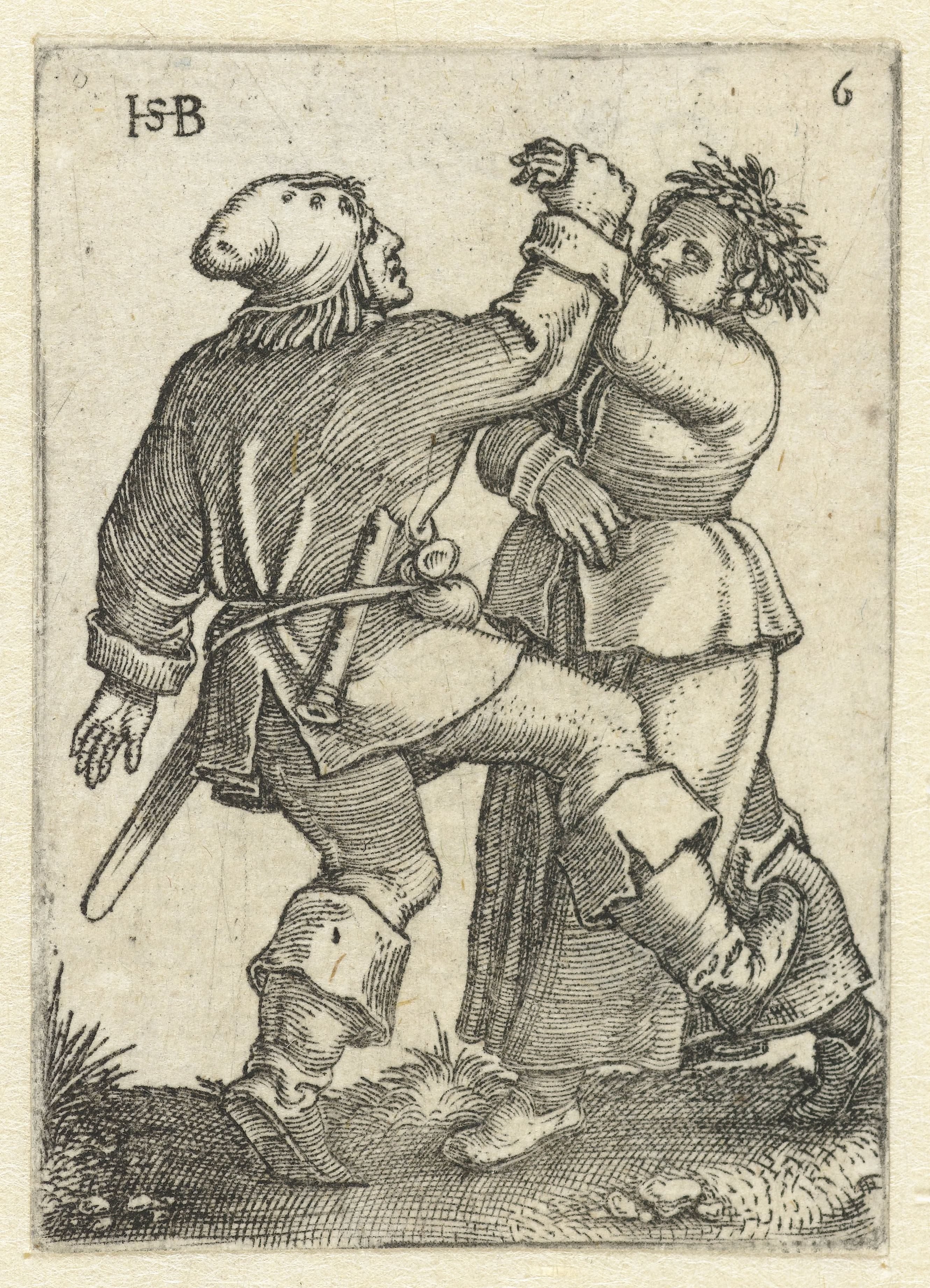 Dansend boerenpaar