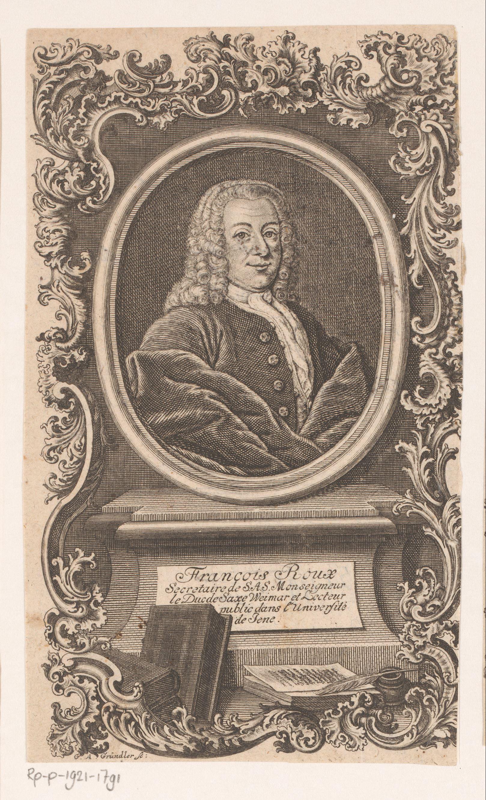 Portret van François Roux