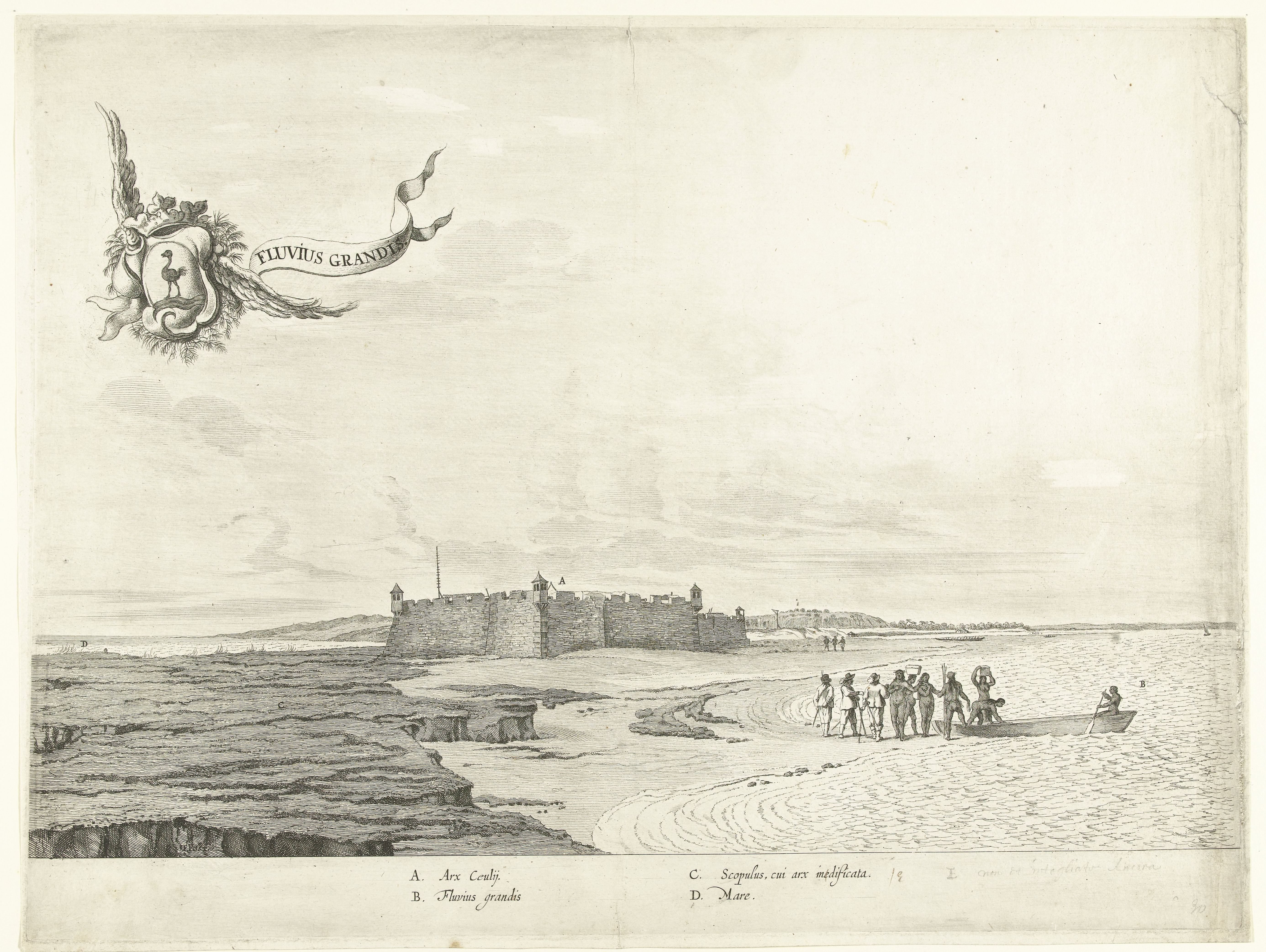 Gezicht op fort Ceulen, ca. 1636-1644