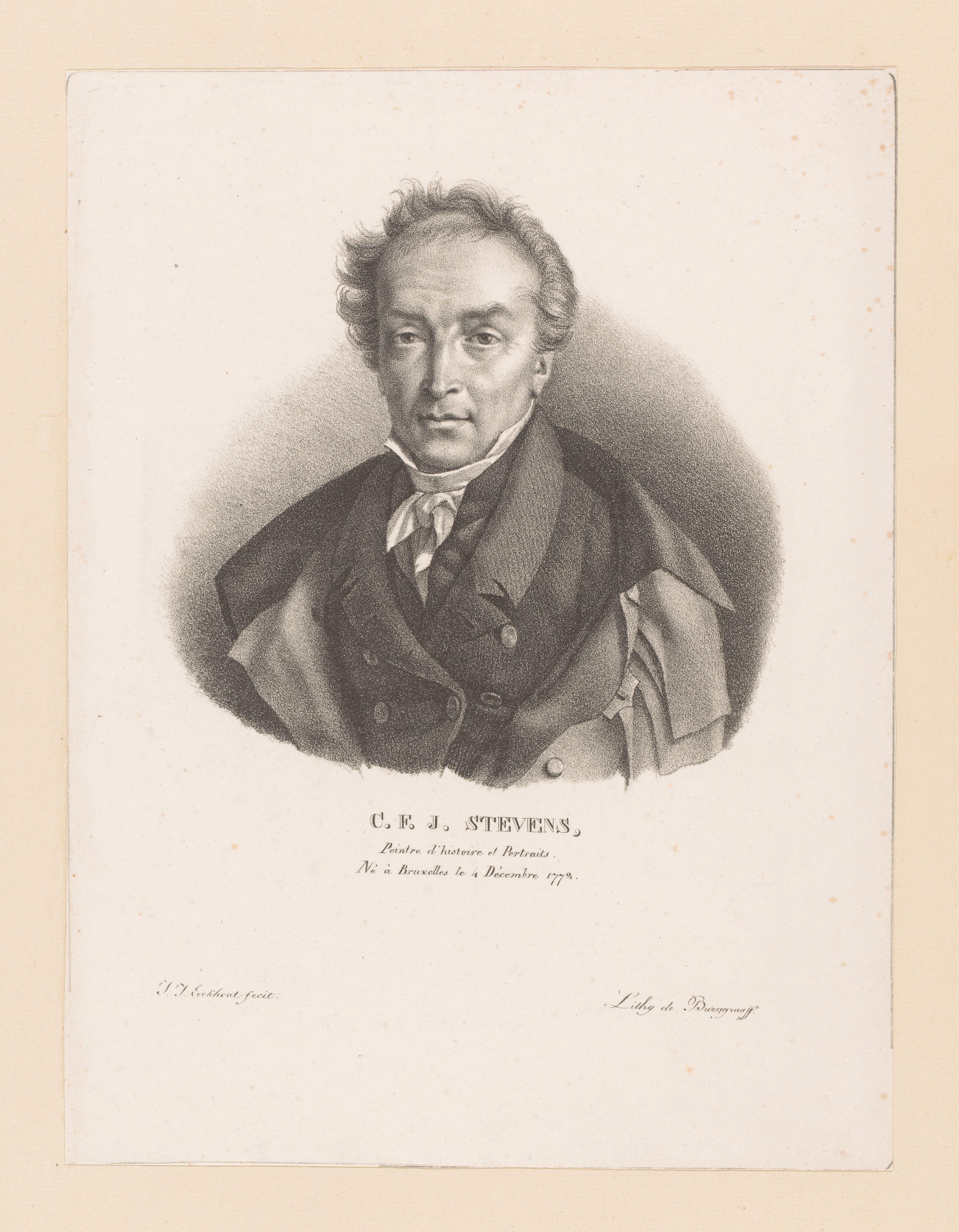 Portret van C.F.J. Stevens