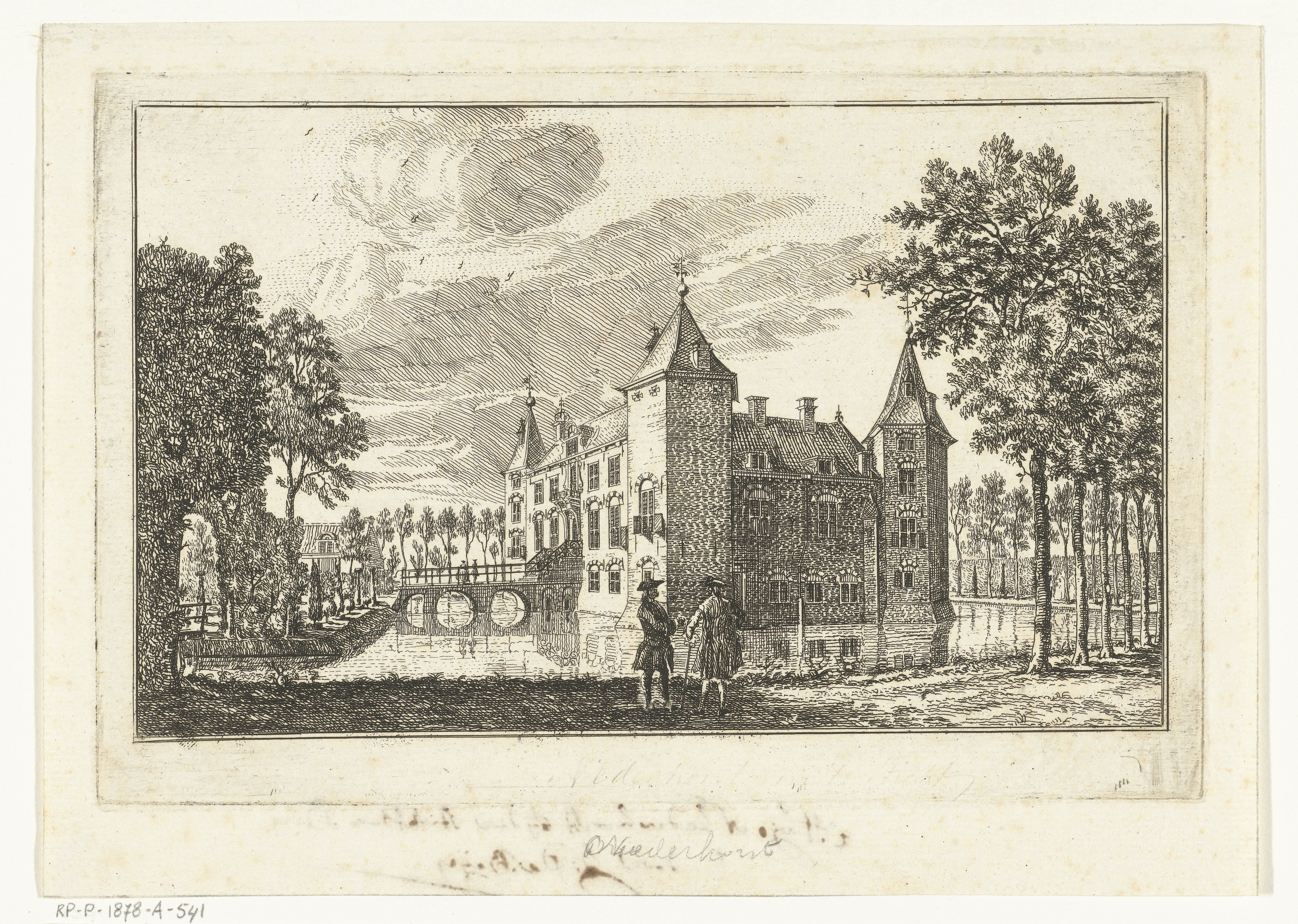 Gezicht op Kasteel Nederhorst in Nederhorst den Berg
