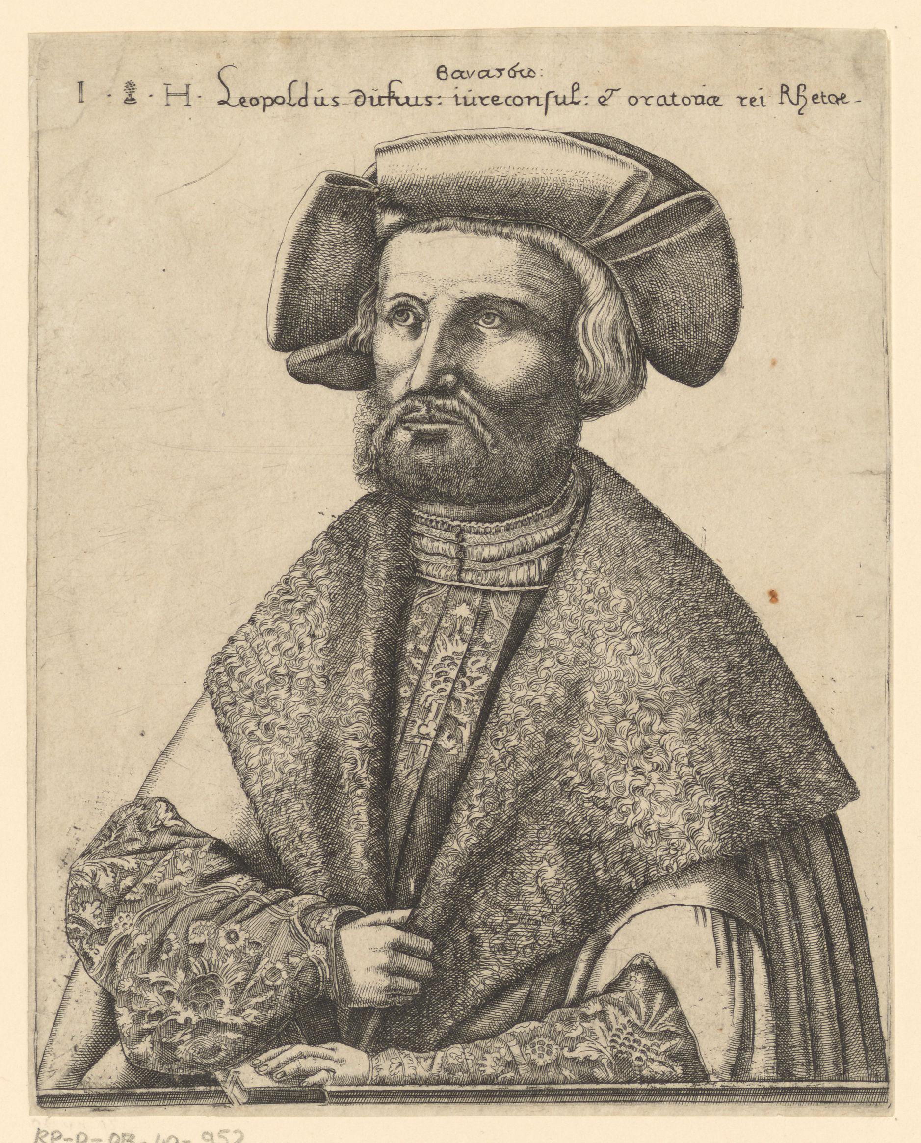 Portret van Leopold Dick