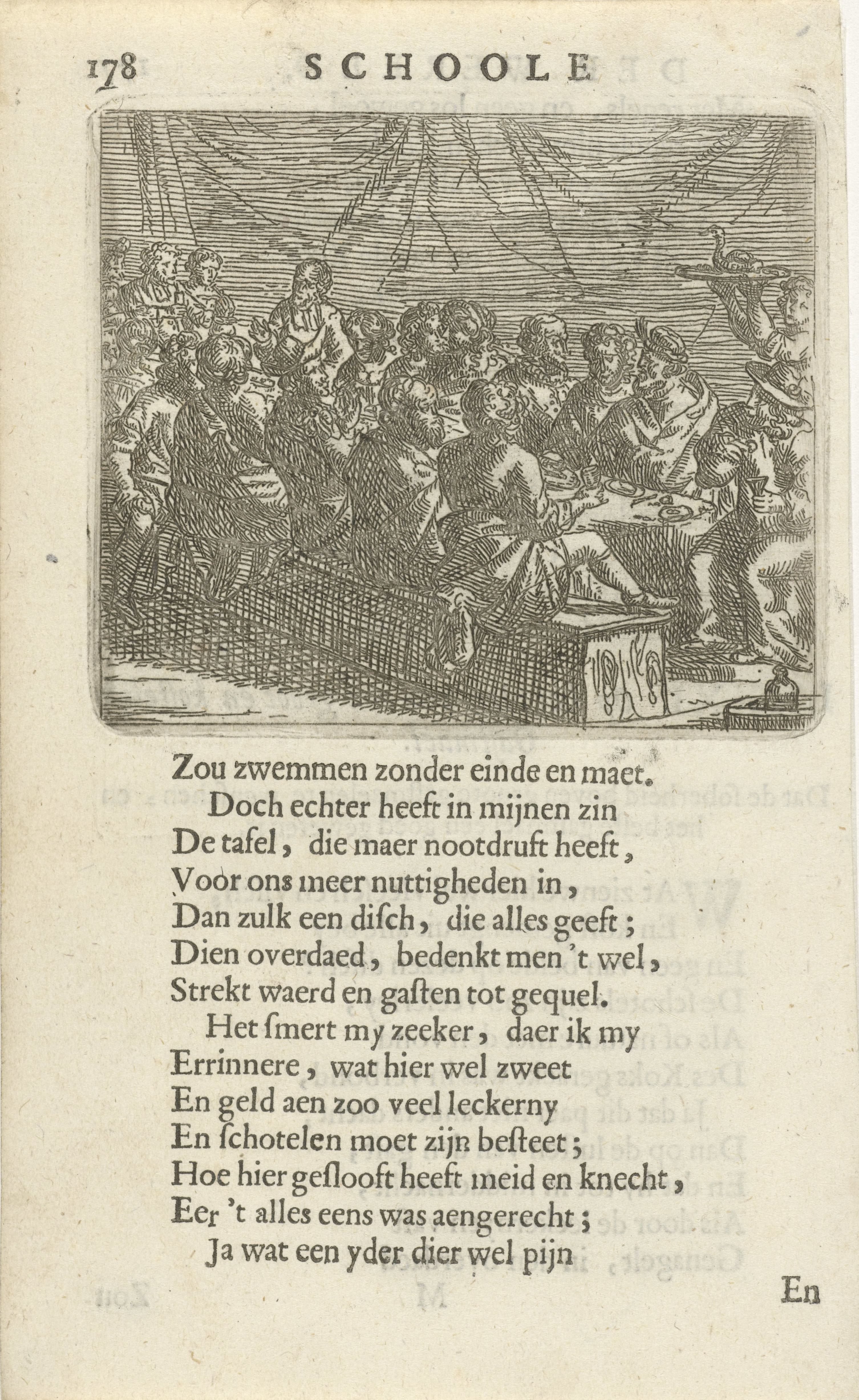 Groot gezelschap een eettafel