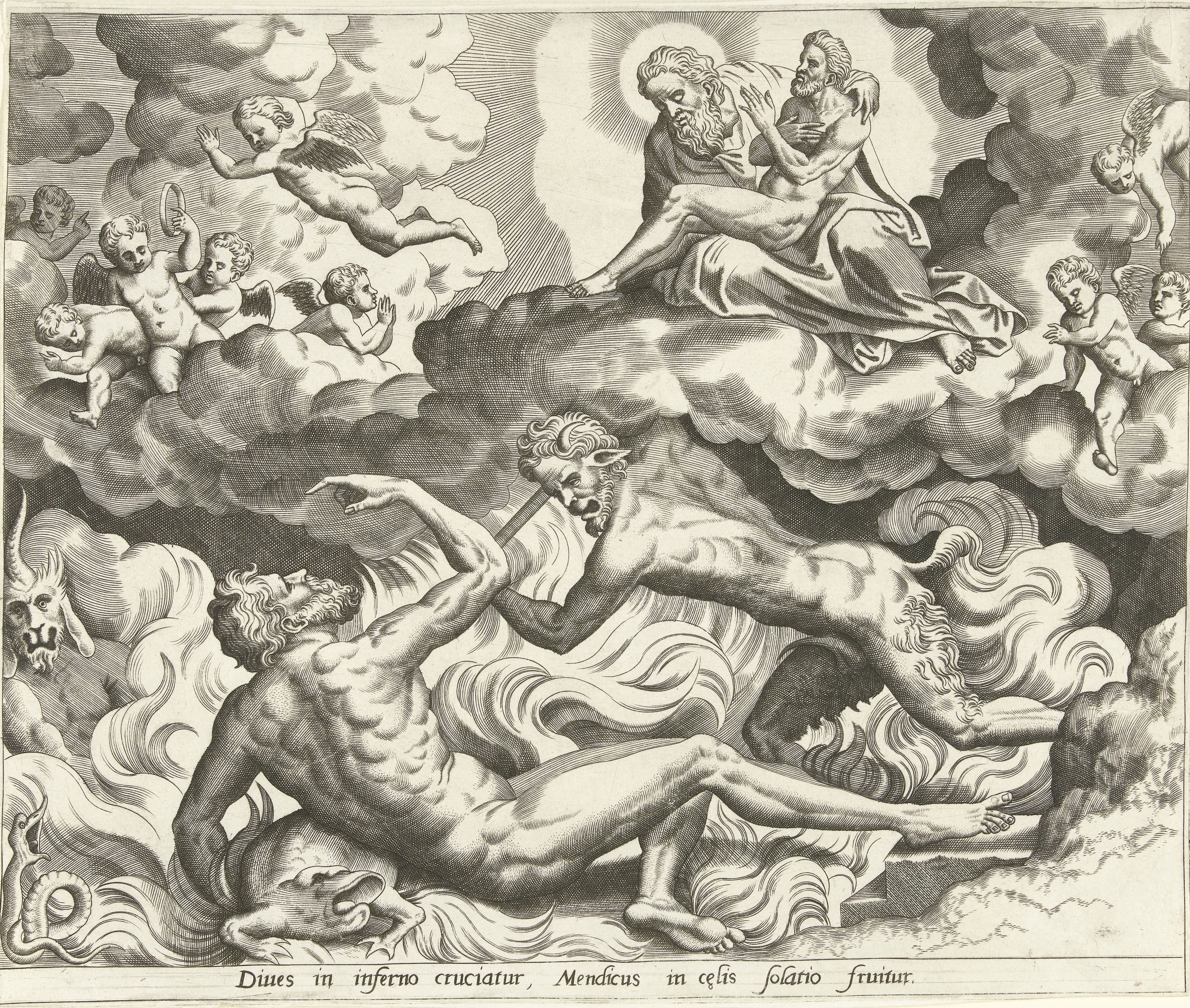 Lazarus in de hemel en de rijke man in de hel