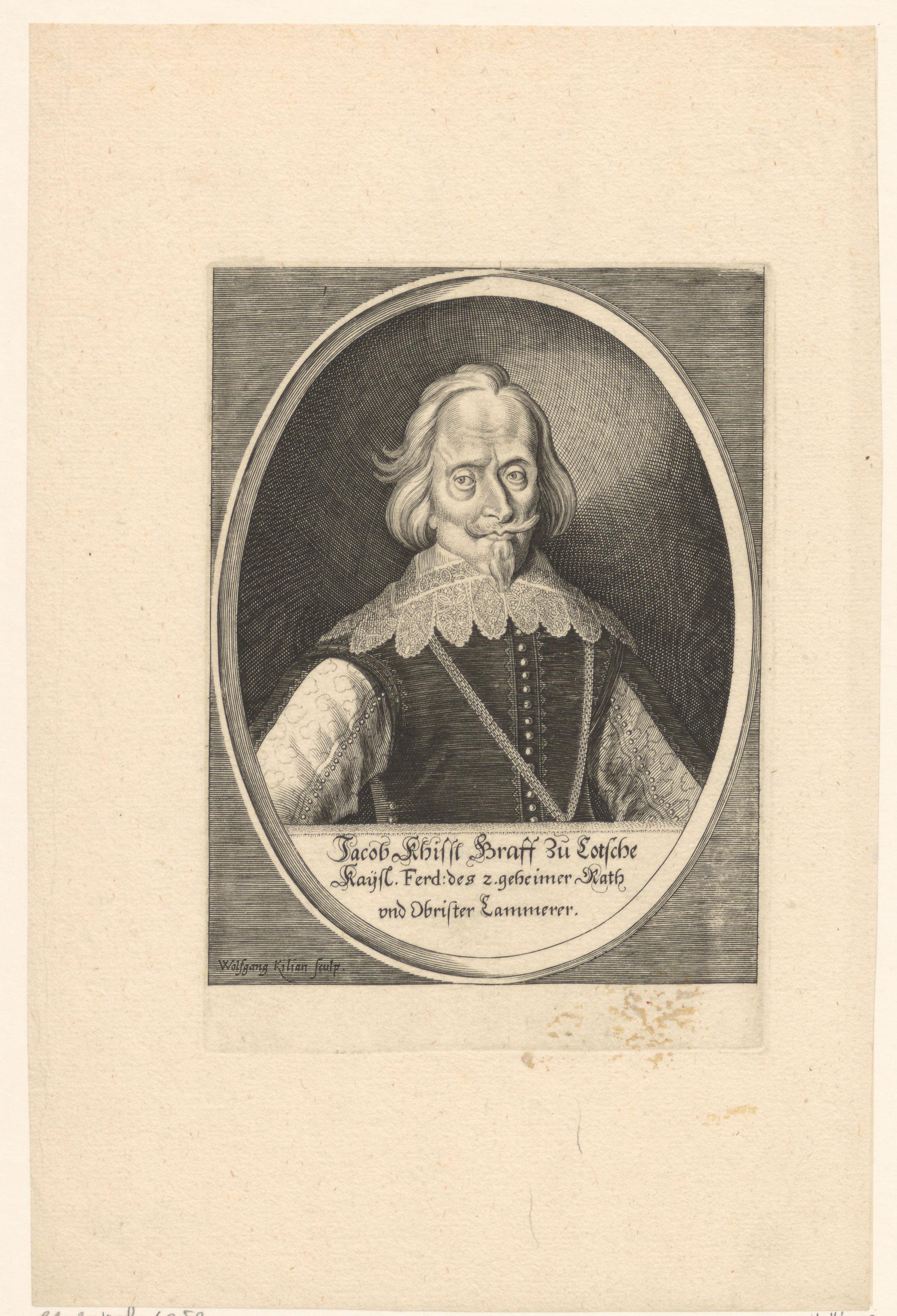 Portret van Hanns Jakob Khiesel von Kaltenbrunn
