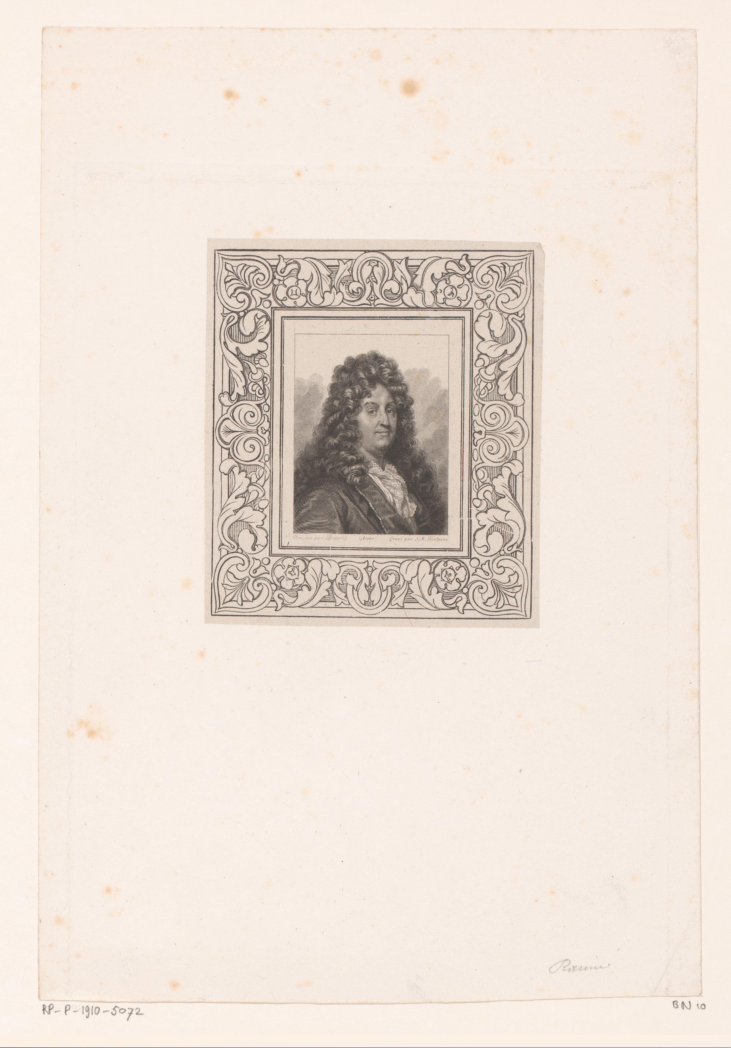 Portret van Jean Racine