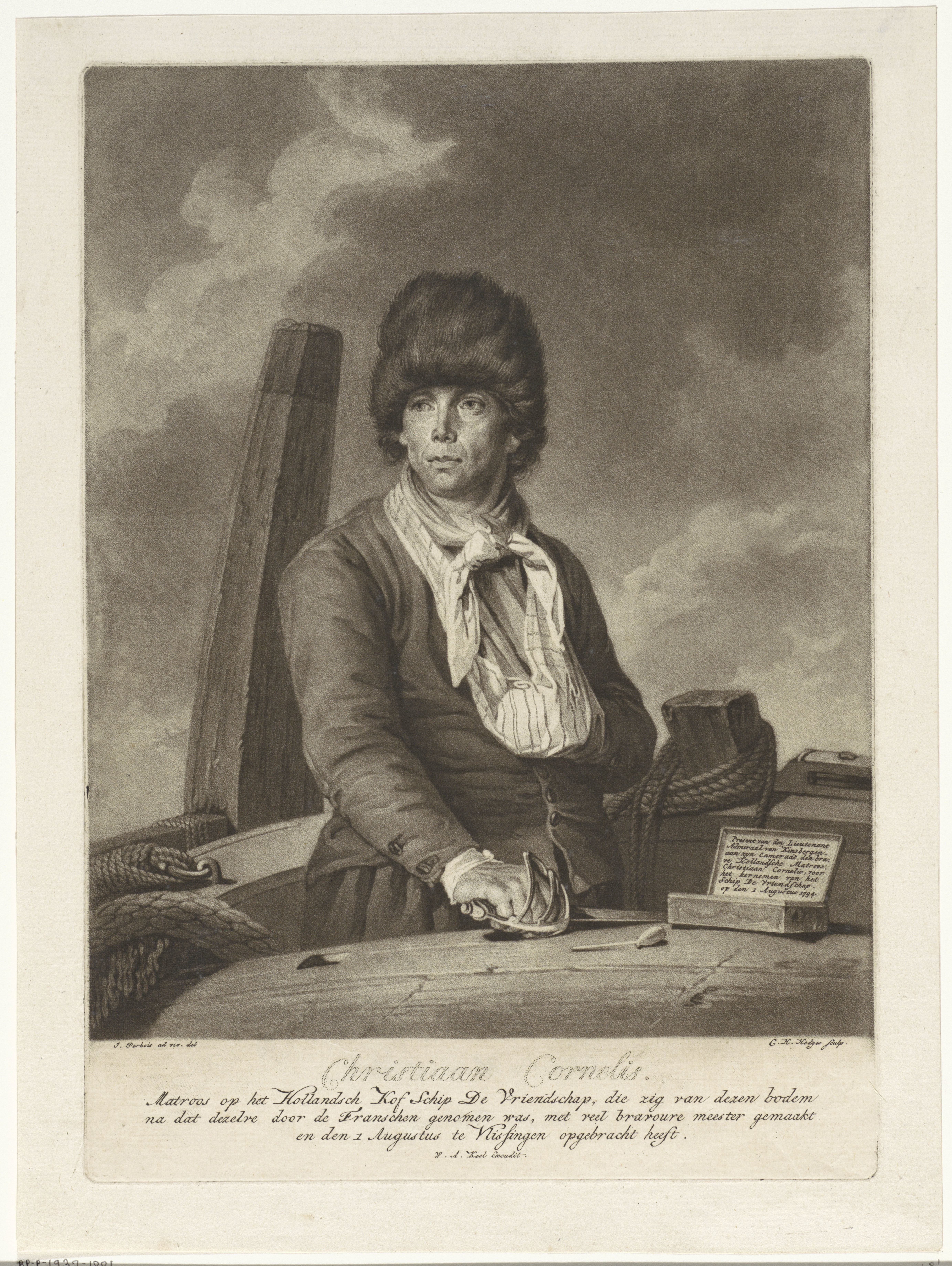 Portret van Christiaan Cornelis